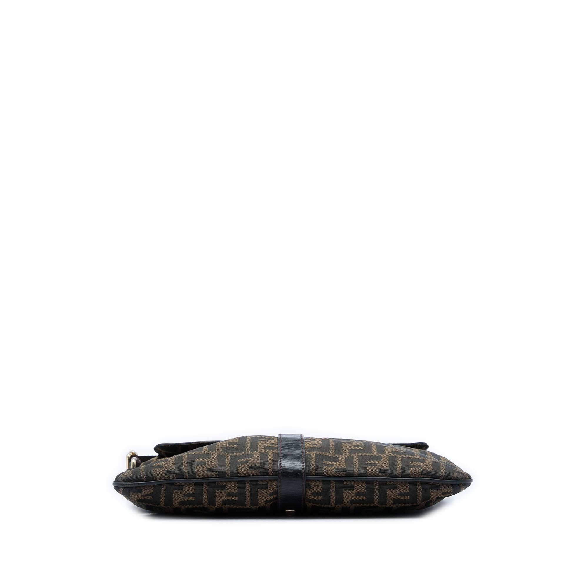 Fendi Zucca Canvas Chef Zip Crossbody