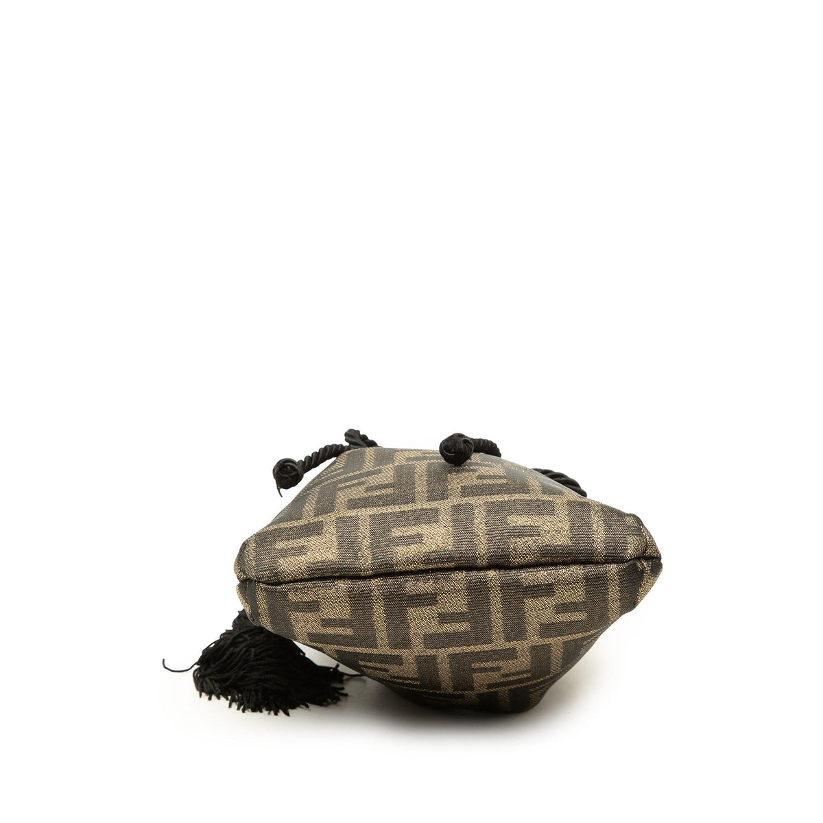 Fendi Zucca Canvas Drawstring Bucket Bag