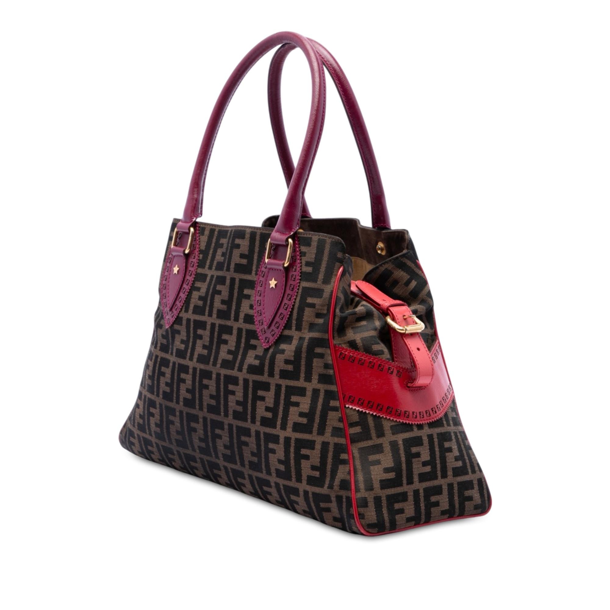 Fendi Zucca Canvas Etniko Du Jour Handbag