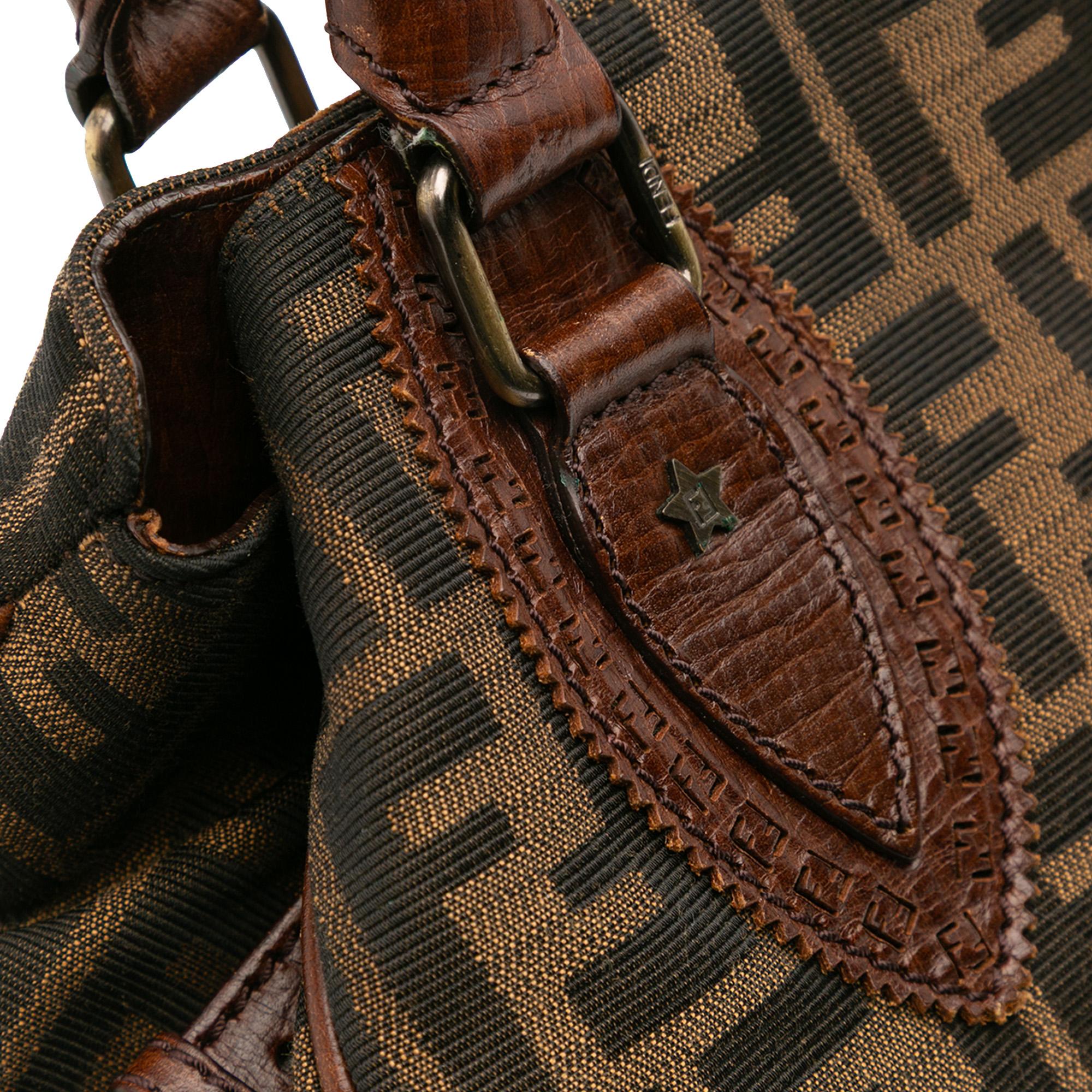 Fendi Zucca Canvas Etniko Handbag