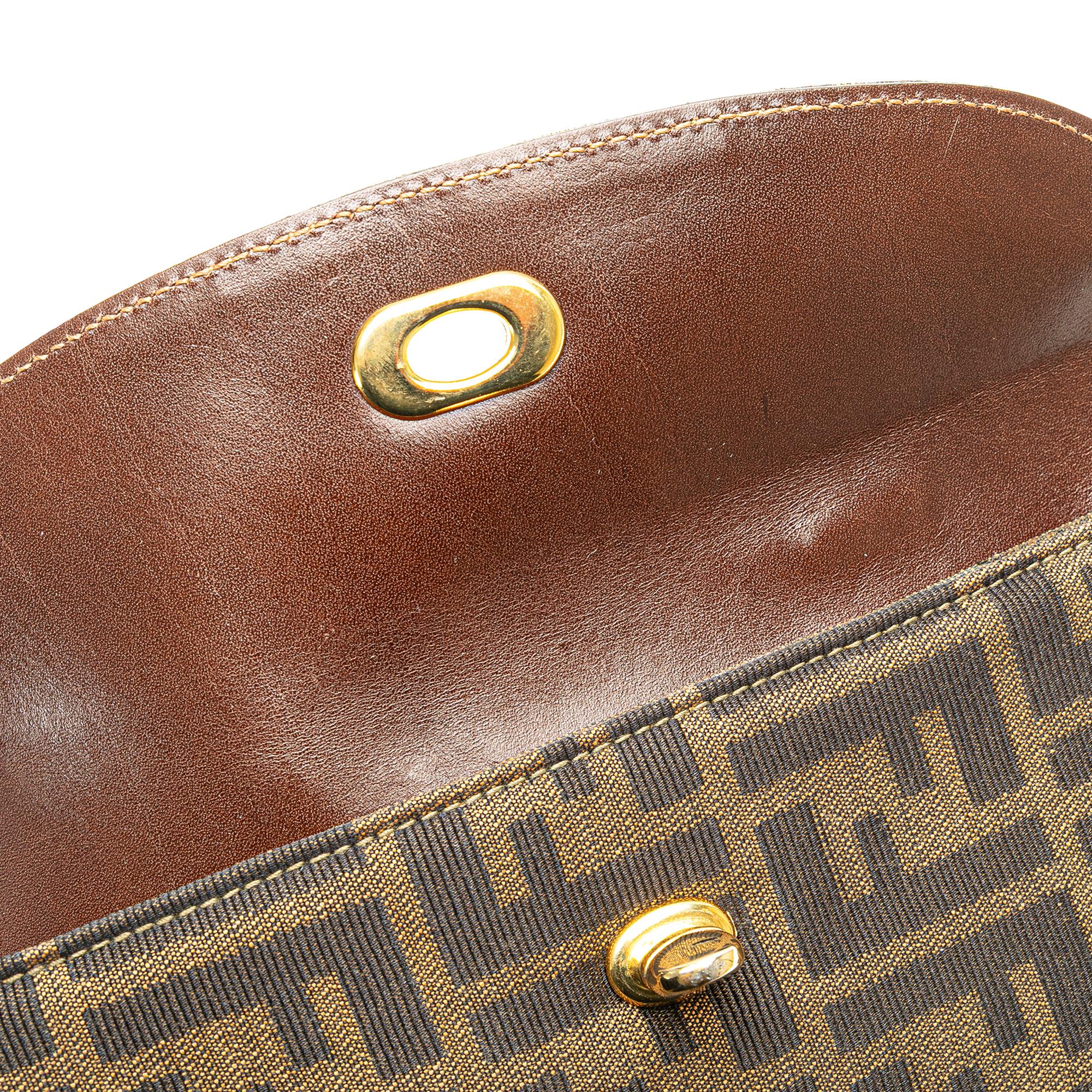 Fendi Zucca Canvas Handbag