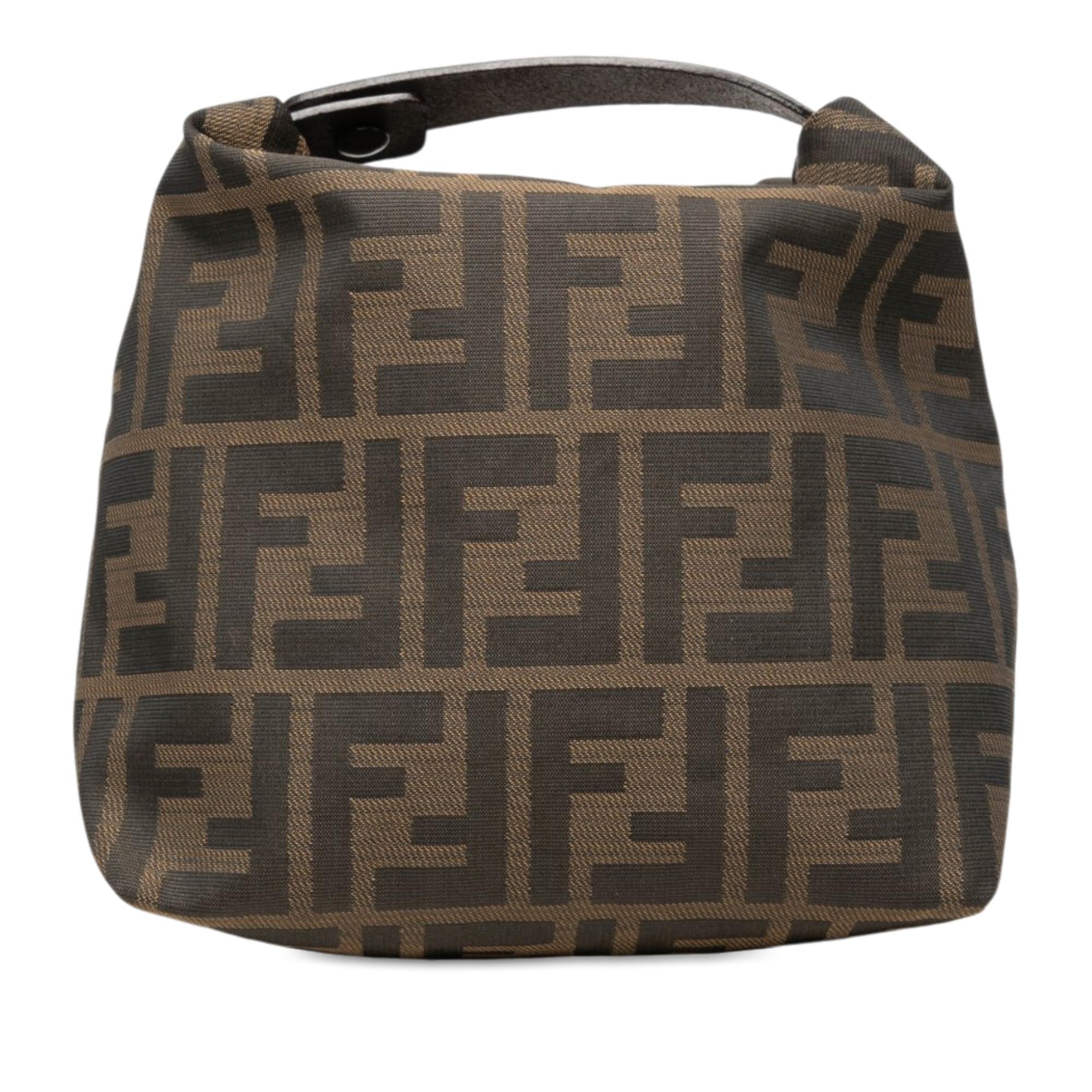 Fendi Zucca Canvas Handbag