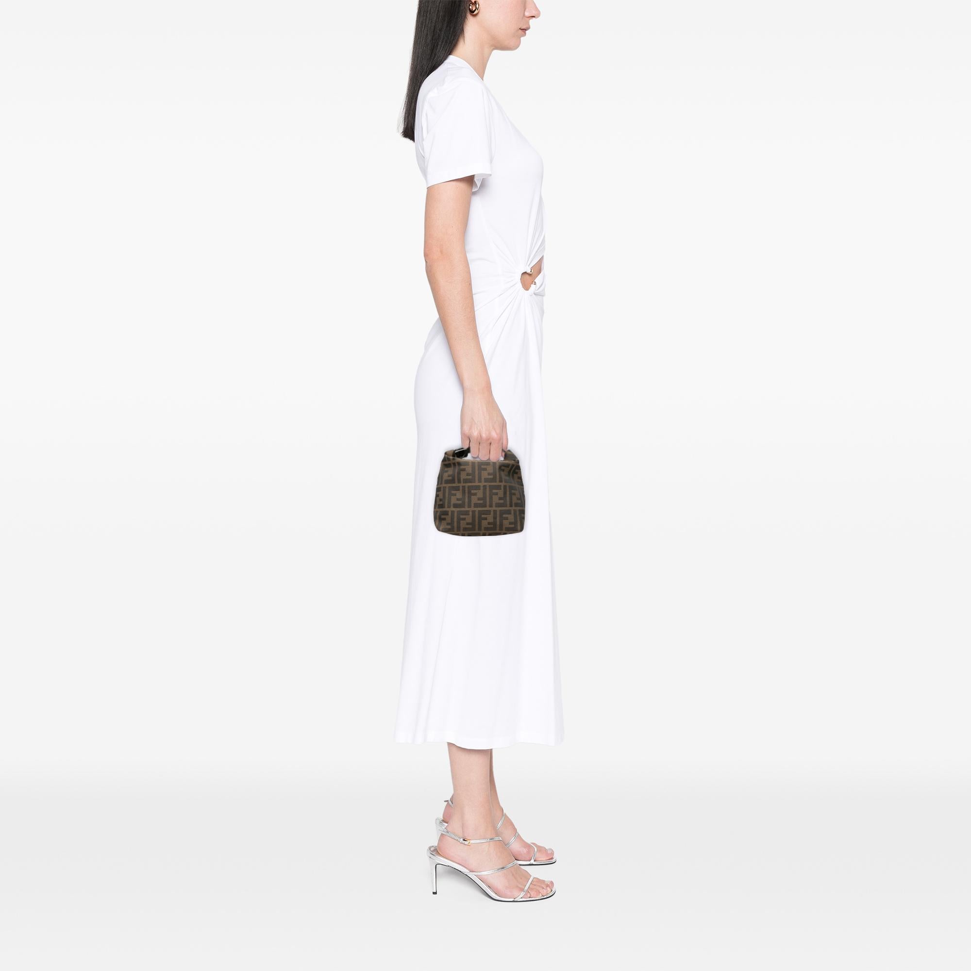 Fendi Zucca Canvas Handbag