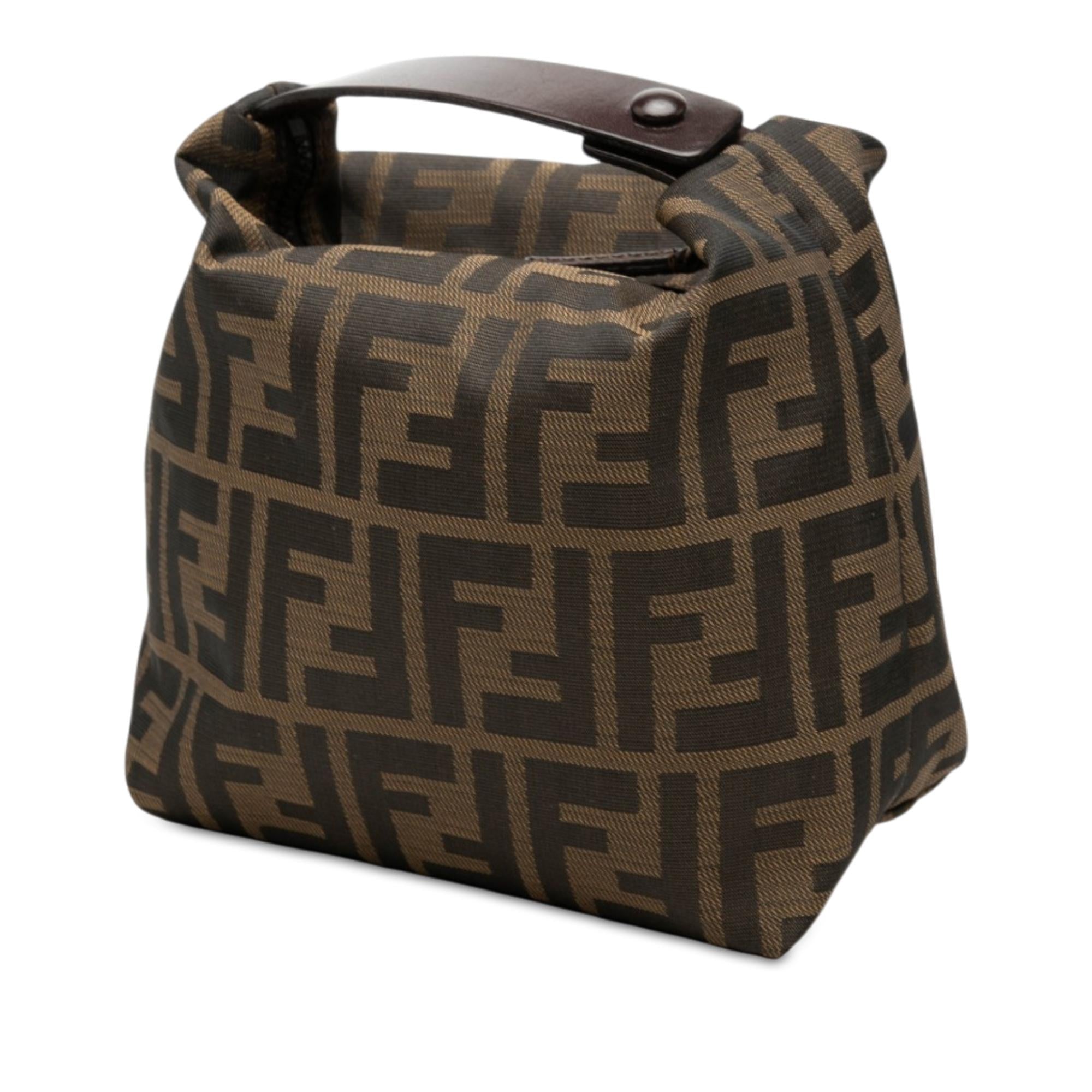 Fendi Zucca Canvas Handbag
