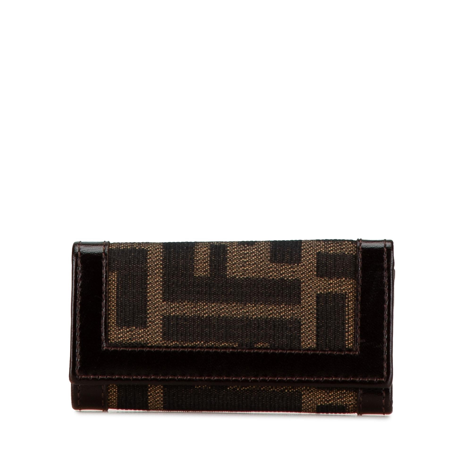 Fendi Zucca Canvas Key Holder