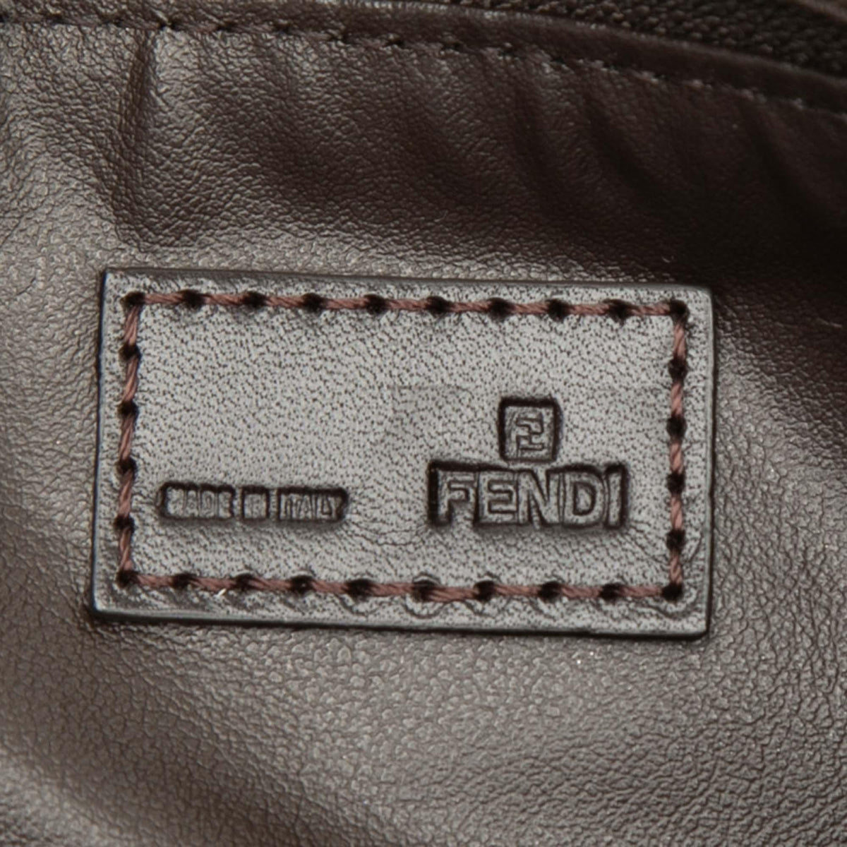 Fendi Zucca Canvas Pouch