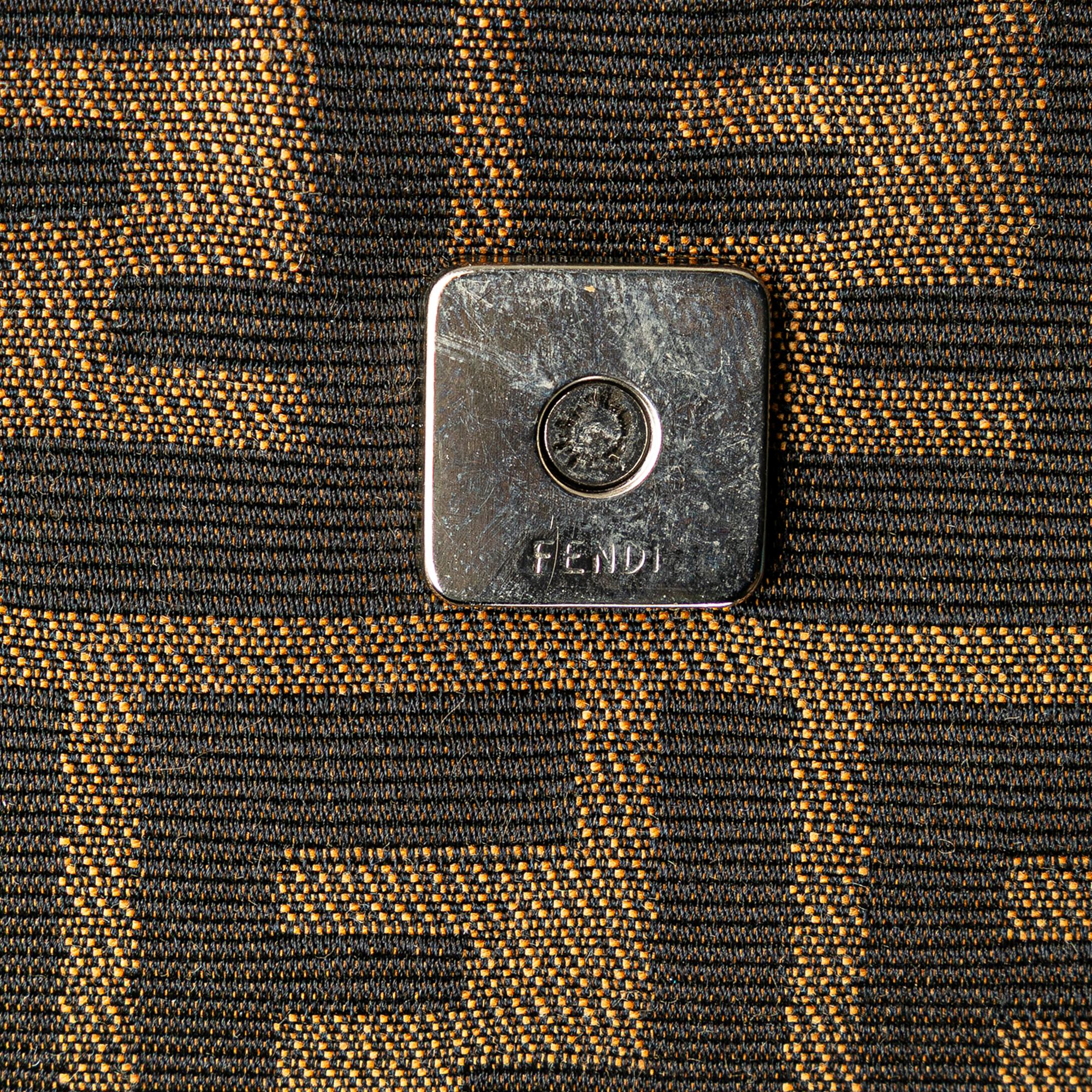 Fendi Zucca Canvas Shoulder Bag