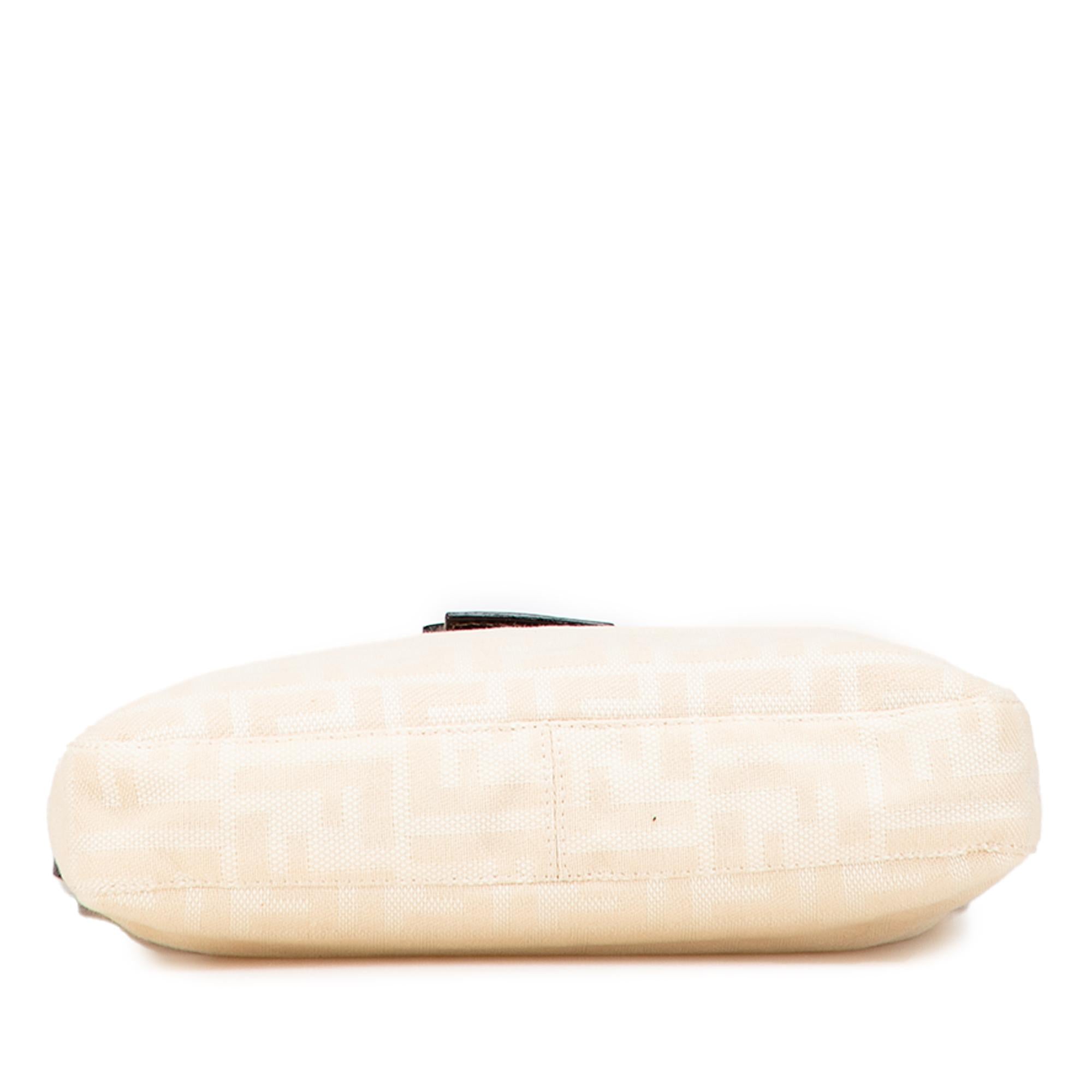 Fendi Zucca Canvas Shoulder Bag