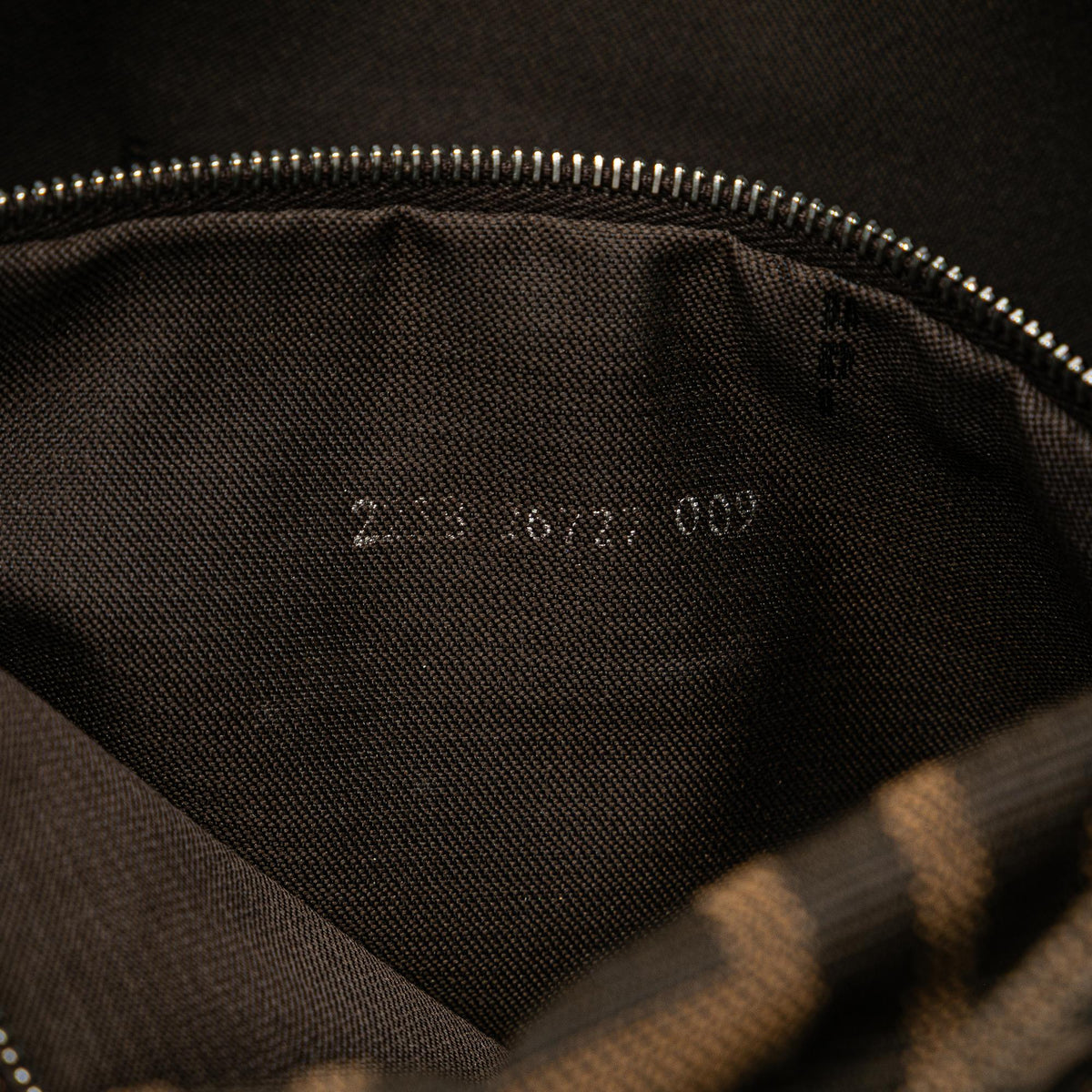 Fendi Zucca Canvas Shoulder Bag