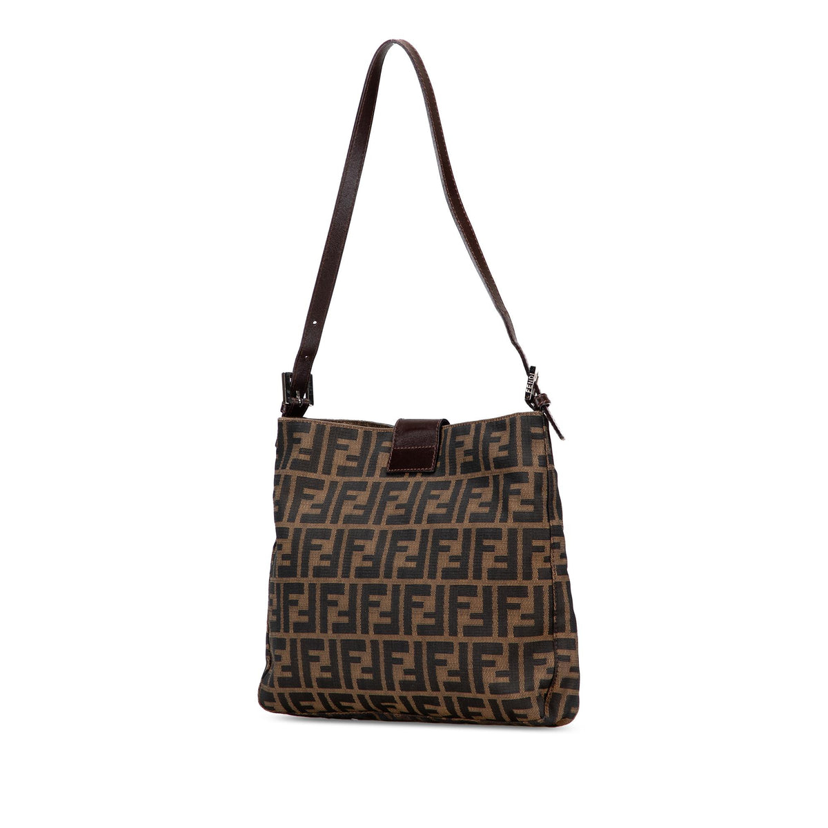Fendi Zucca Canvas Shoulder Bag