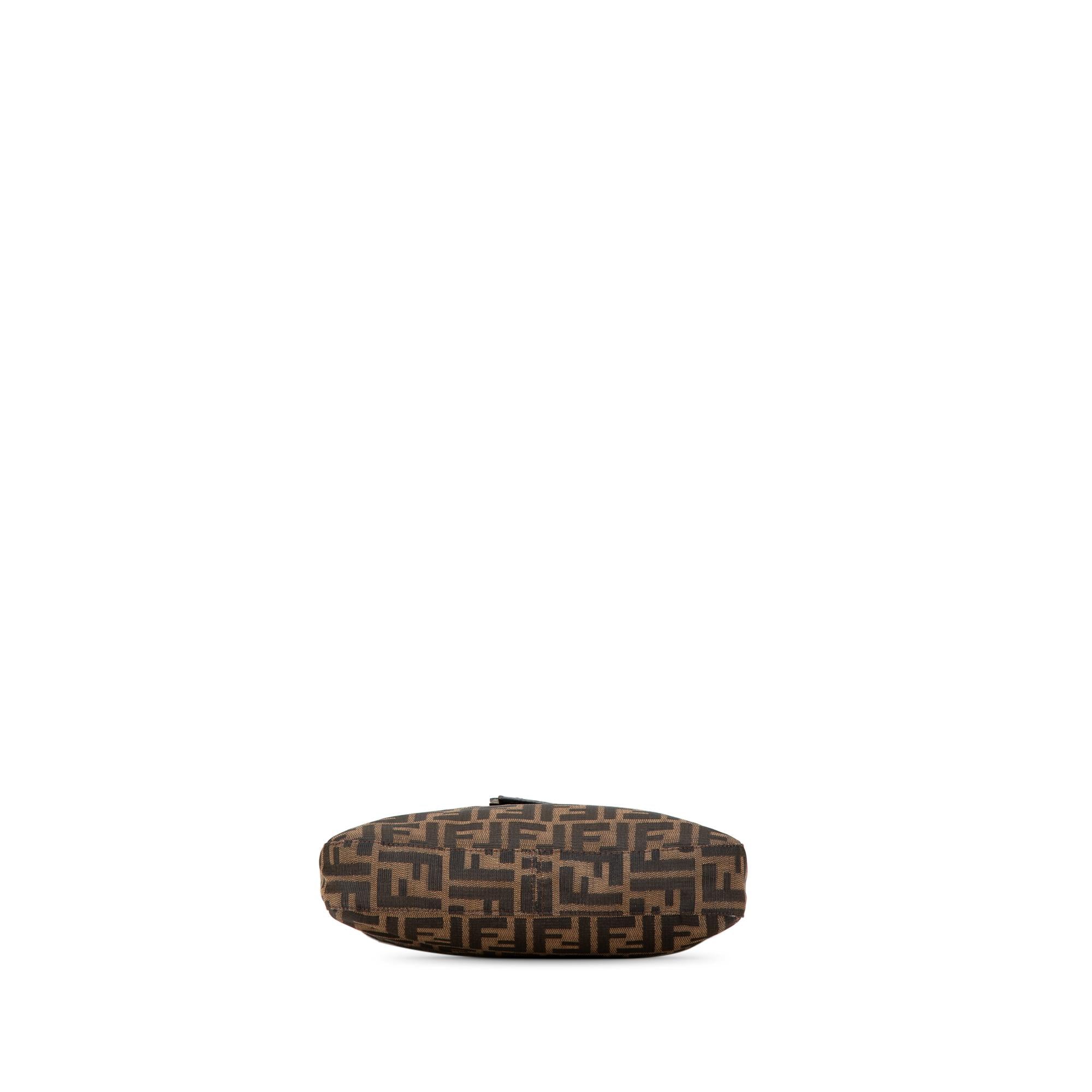 Fendi Zucca Canvas Shoulder Bag