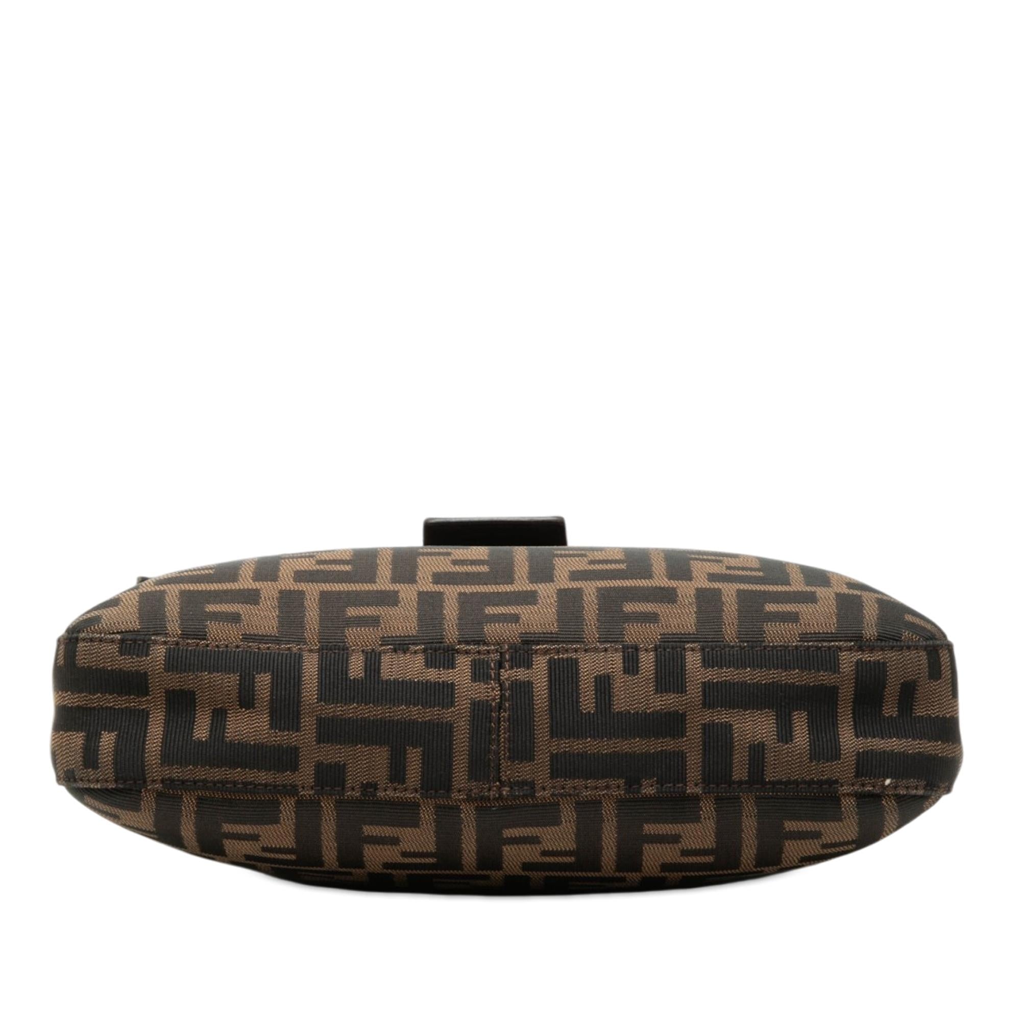 Fendi Zucca Canvas Shoulder Bag