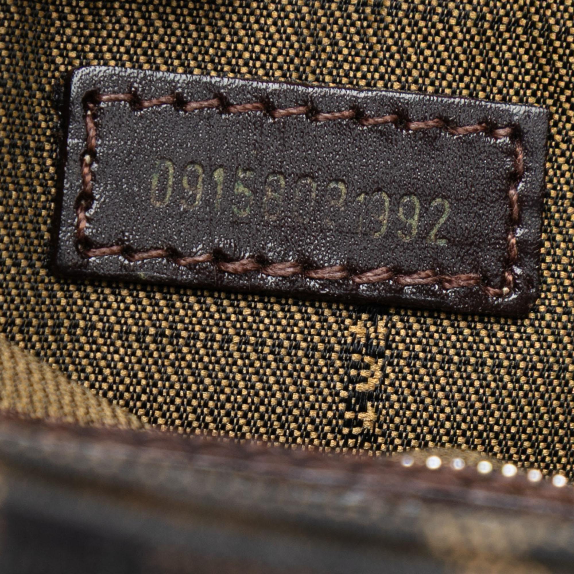 Fendi Zucca Canvas Shoulder Bag