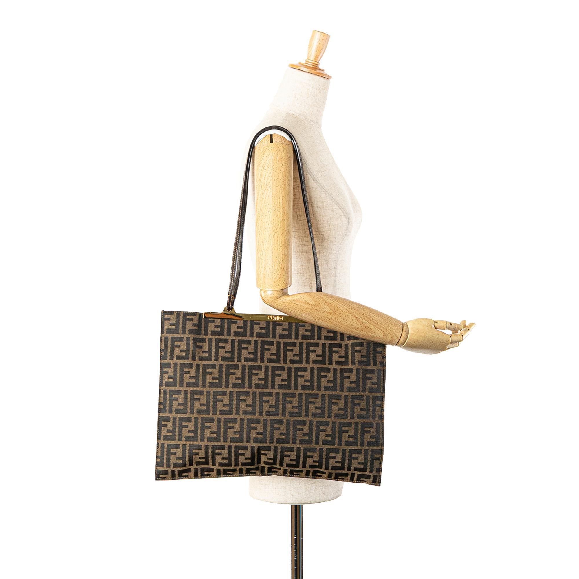 Fendi Zucca Canvas Tote