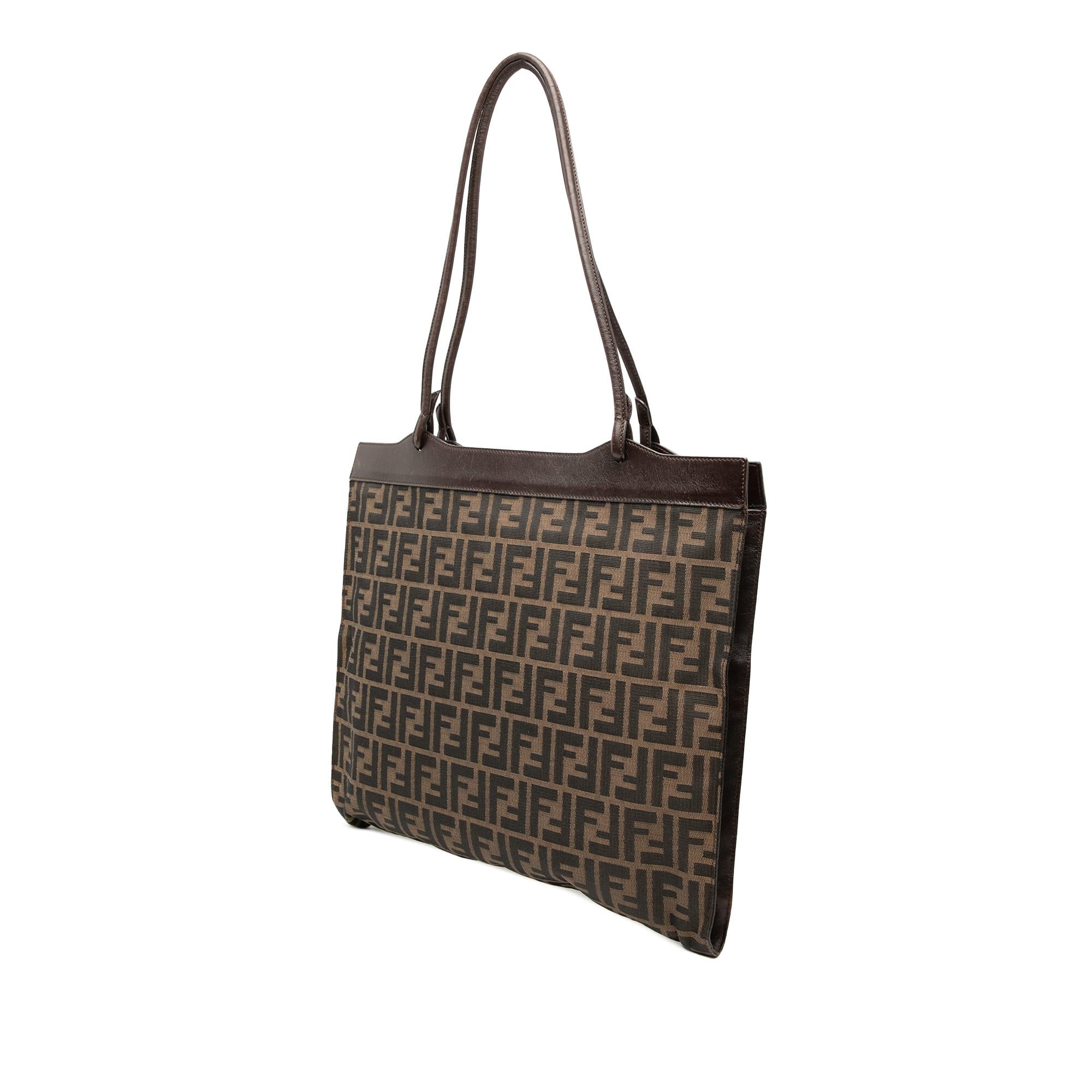 Fendi Zucca Canvas Tote