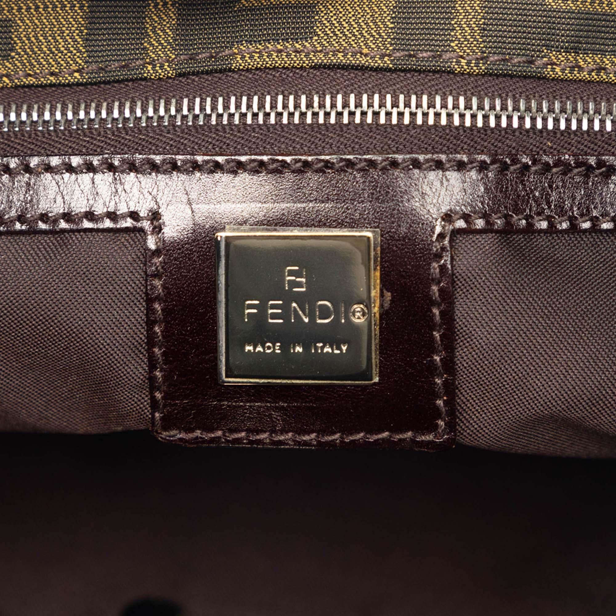 Fendi Zucca Canvas Tote