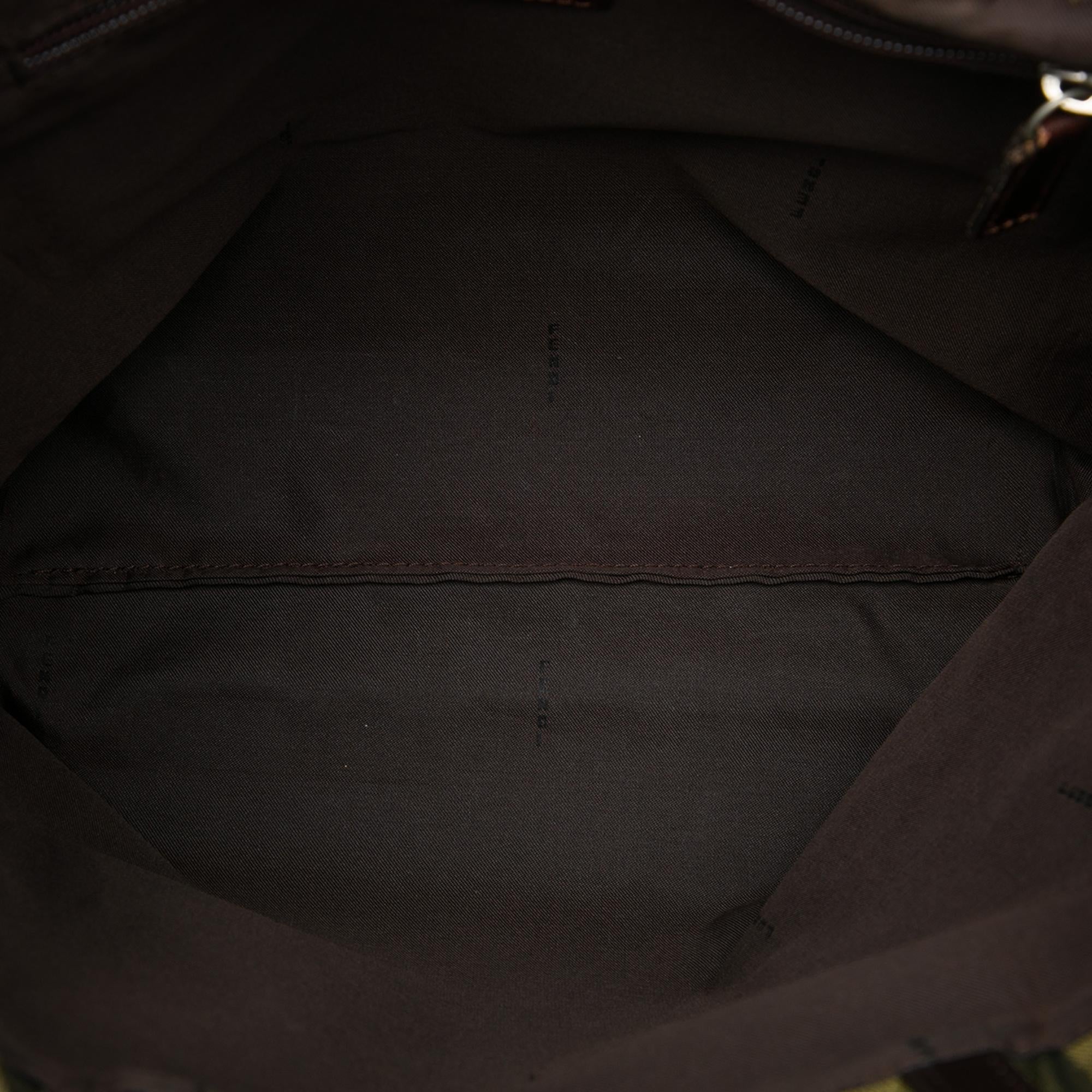 Fendi Zucca Canvas Tote