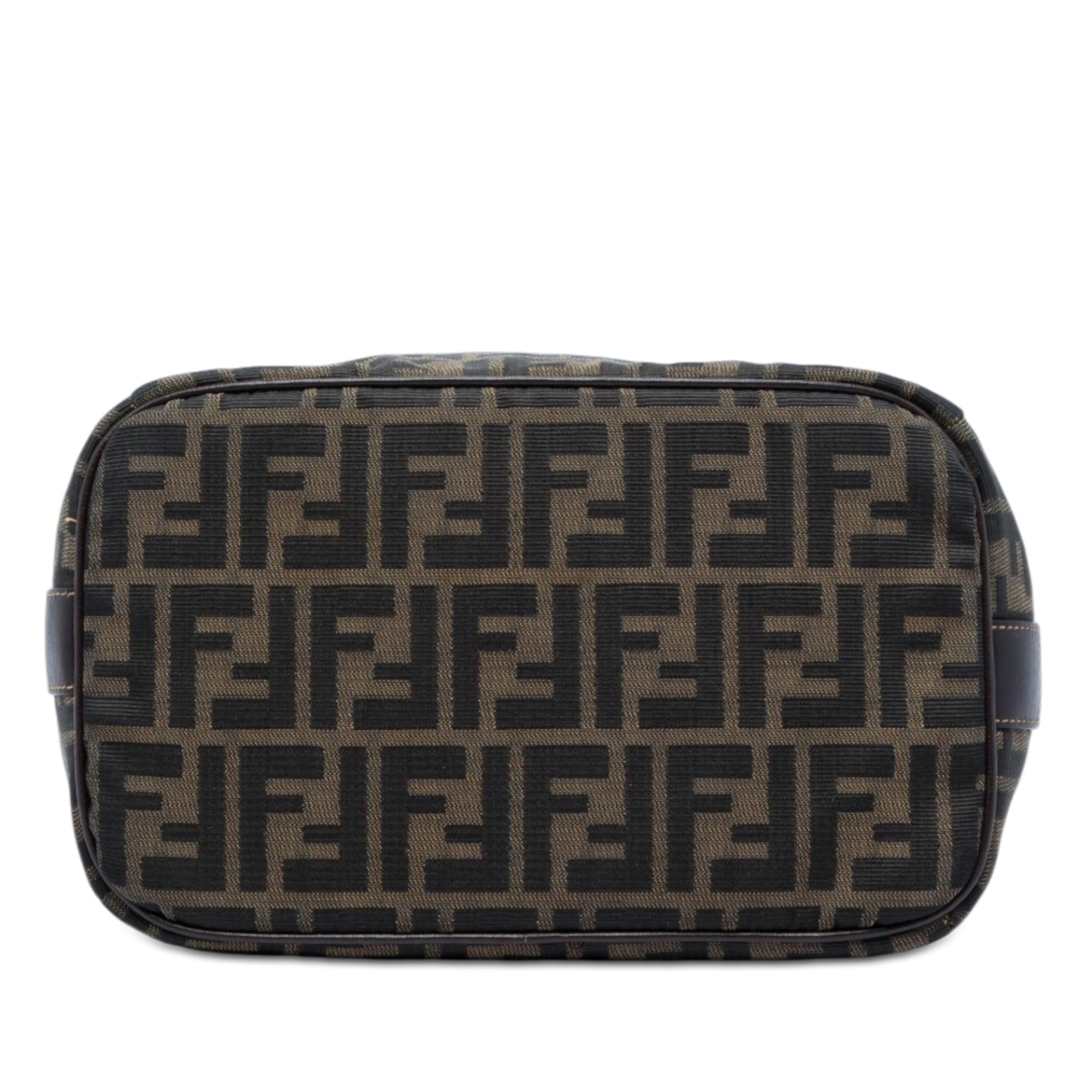 Fendi Zucca Canvas Vanity Cosmetic Bag