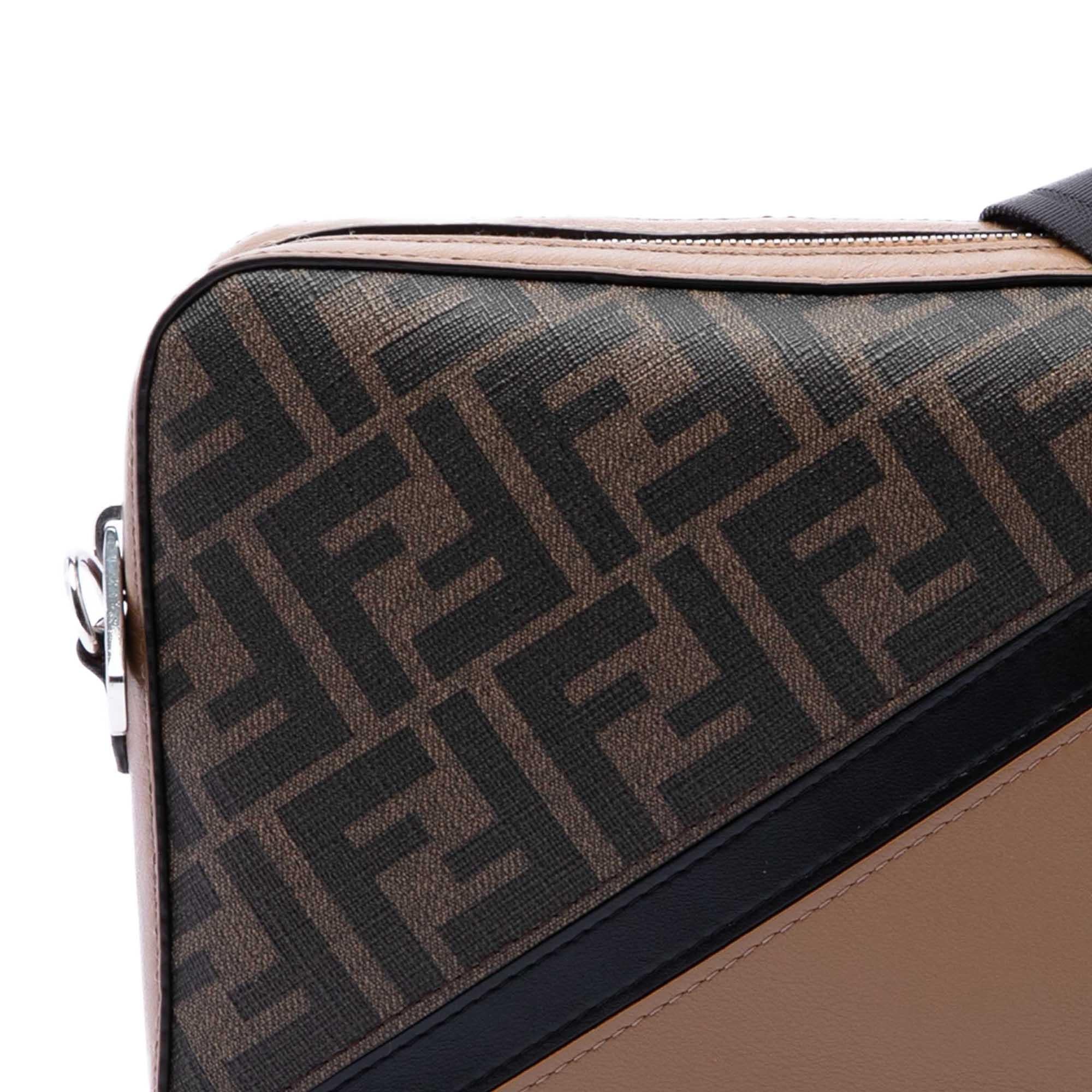 Fendi Zucca Coated Canvas Diagonal Camera Bag