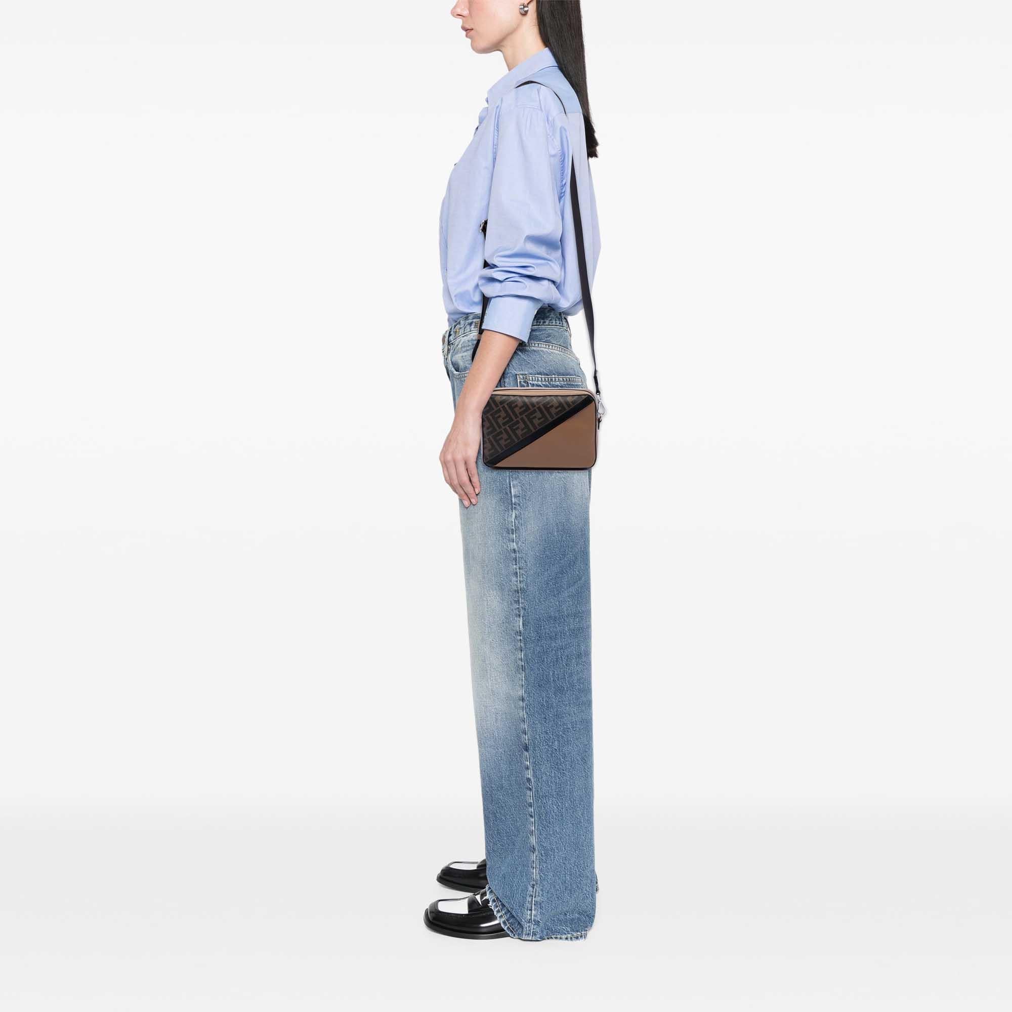 Fendi Zucca Coated Canvas Diagonal Camera Bag