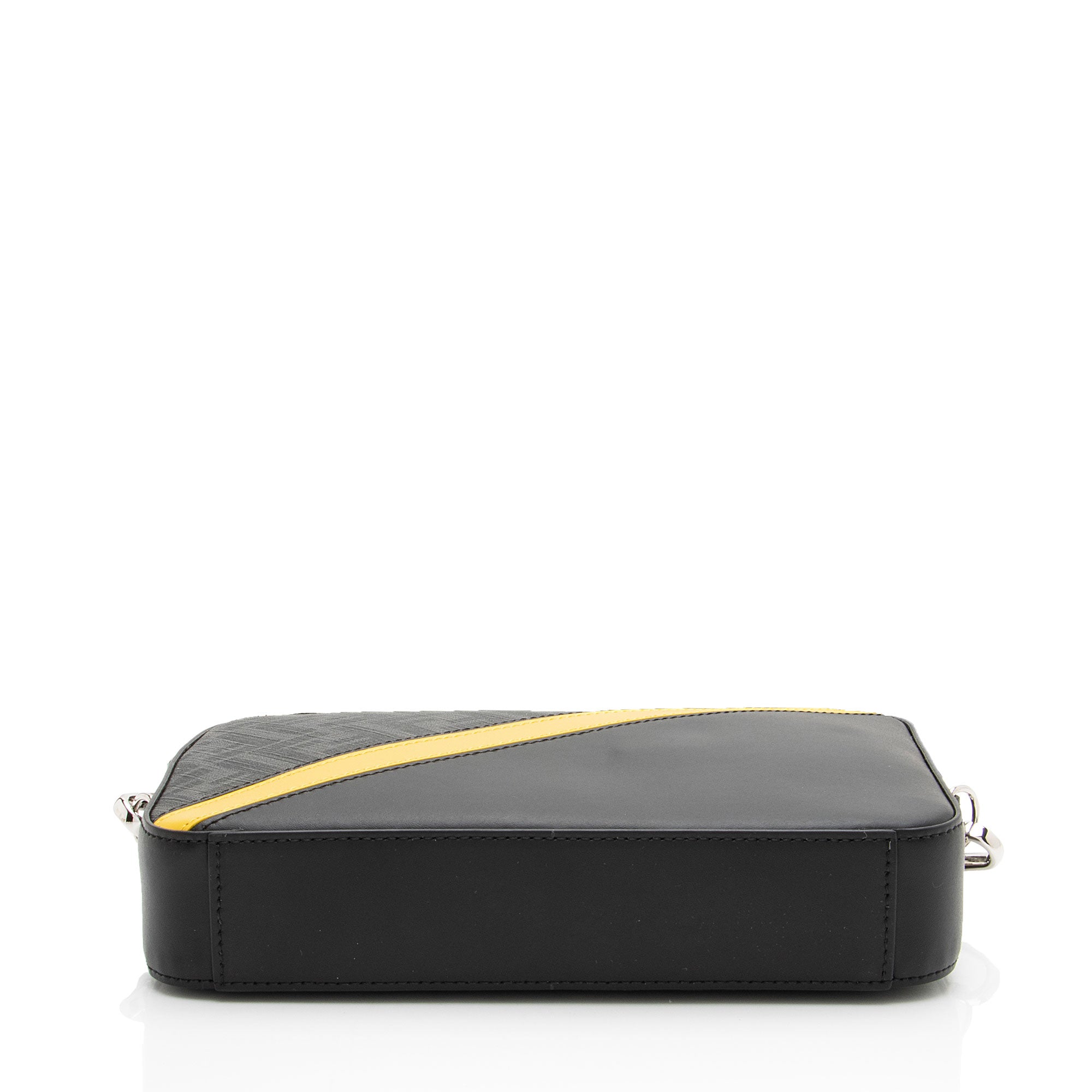 Fendi Zucca Coated Canvas Leather Diagonal Camera Bag