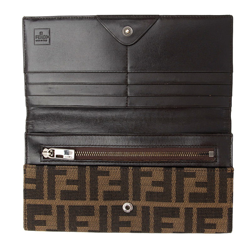 Fendi Zucca Continental Wallet (SHF-G0l1pR)