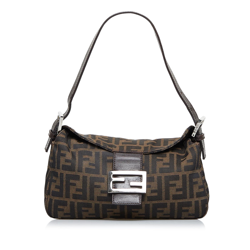 Fendi Zucca Double Flap Baguette (SHG-grLUIg)