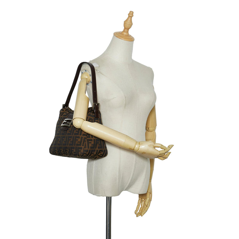 Fendi Zucca Double Flap Shoulder Bag (SHG-3W9xSv)