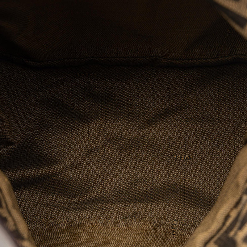 Fendi Zucca Double Flap Shoulder Bag (SHG-iLiG0w)