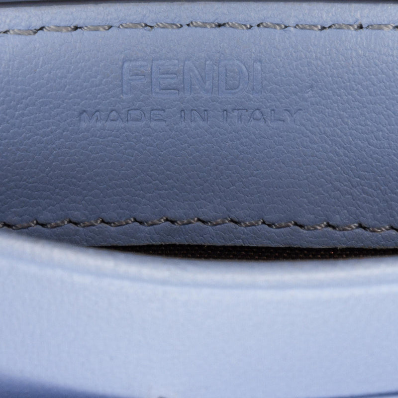 Fendi Zucca Embossed Leather Wallet on Chain (SHG-KieunS)