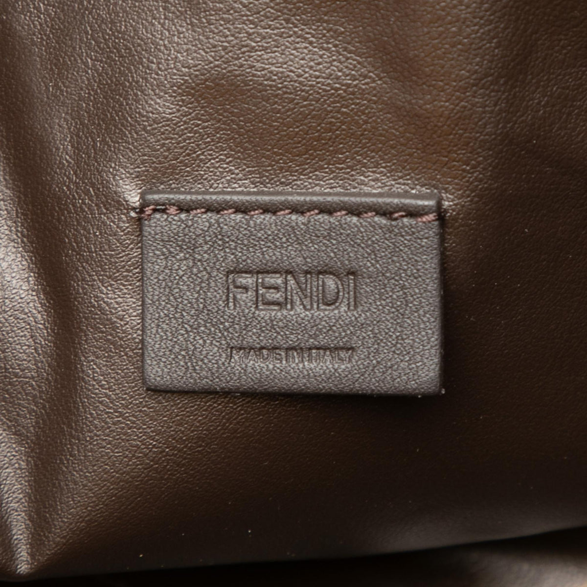 Fendi Zucca Embossed Technical Fabric Cosmetic Pouch