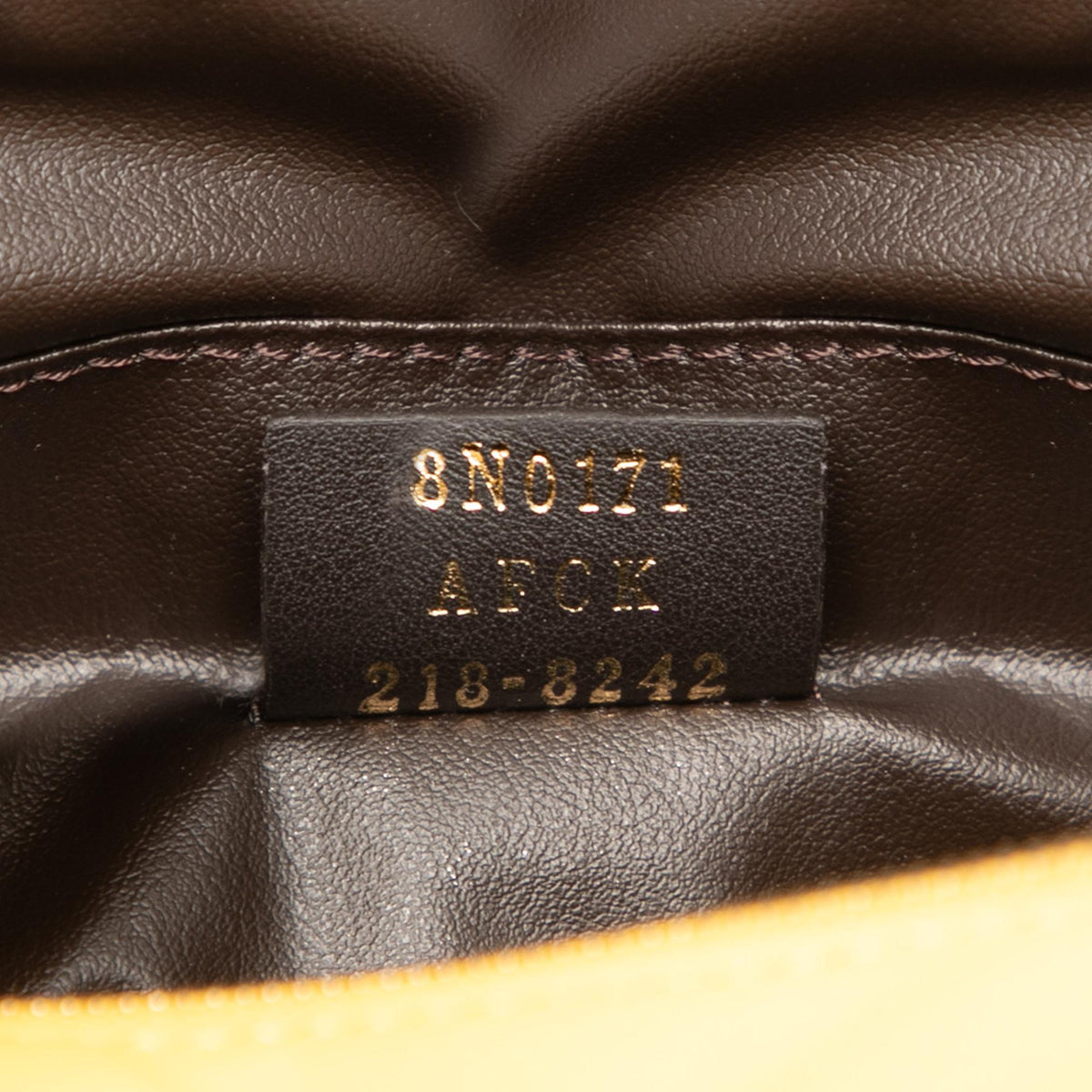 Fendi Zucca Embossed Technical Fabric Cosmetic Pouch