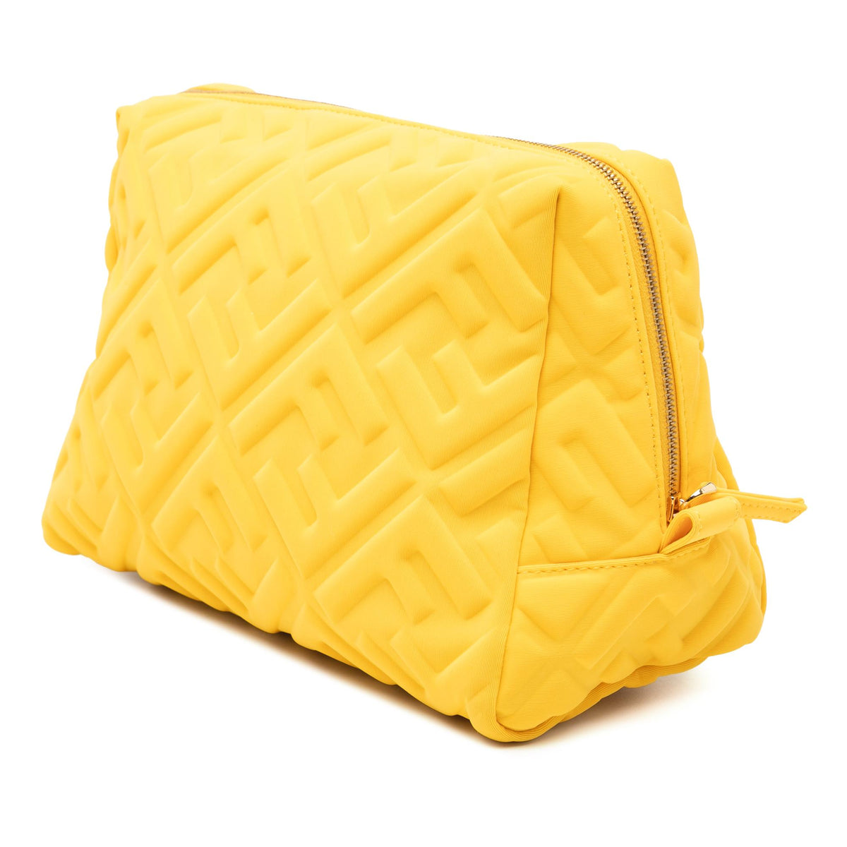 Fendi Zucca Embossed Technical Fabric Cosmetic Pouch