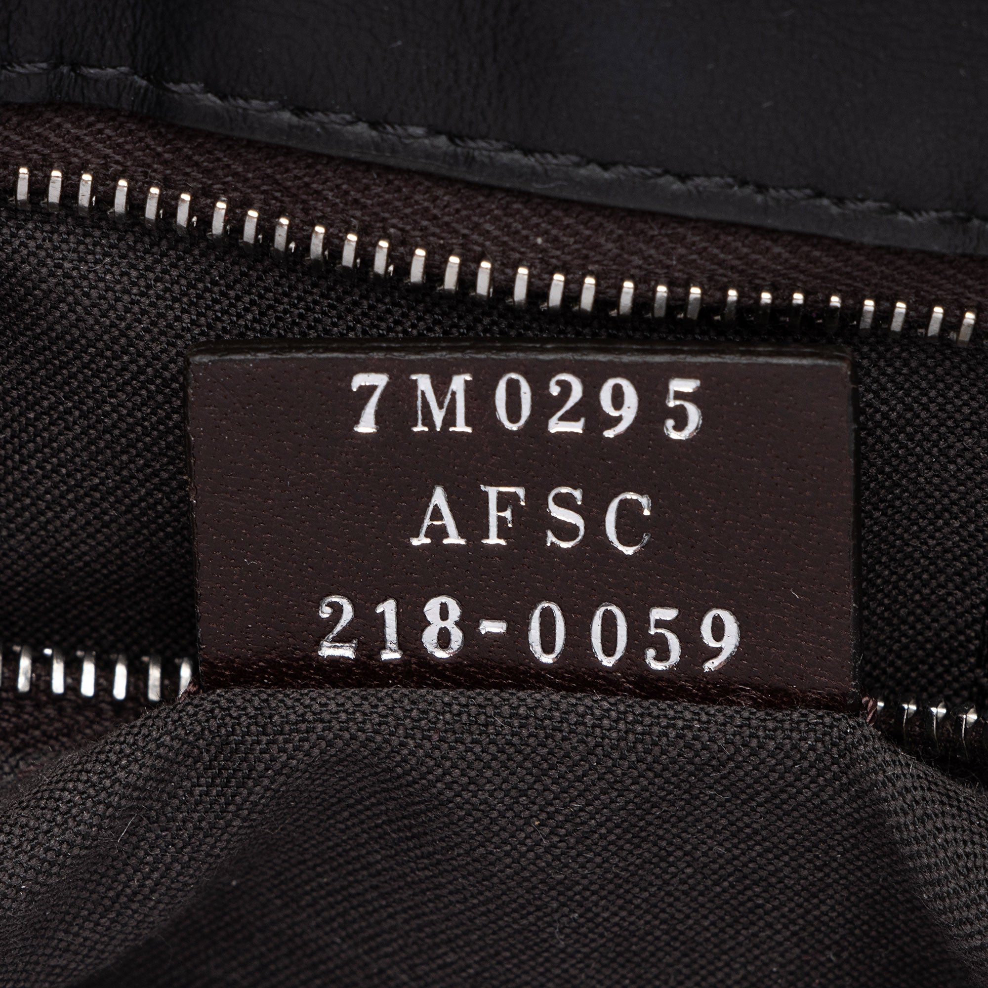 Fendi Zucca FF Canvas Baugette Crossbody
