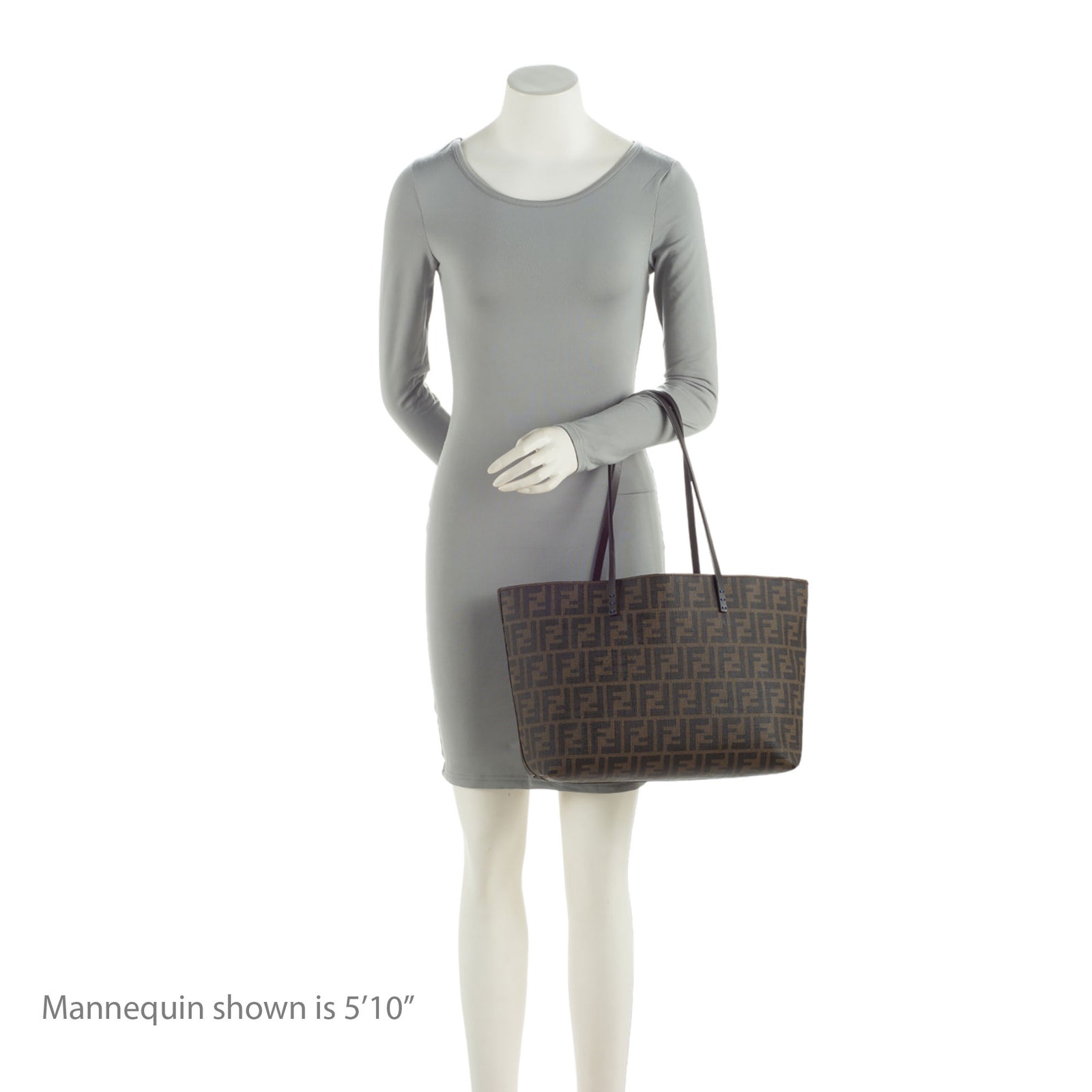 Fendi Zucca Medium Roll Tote SHF cWt25e LuxeDH