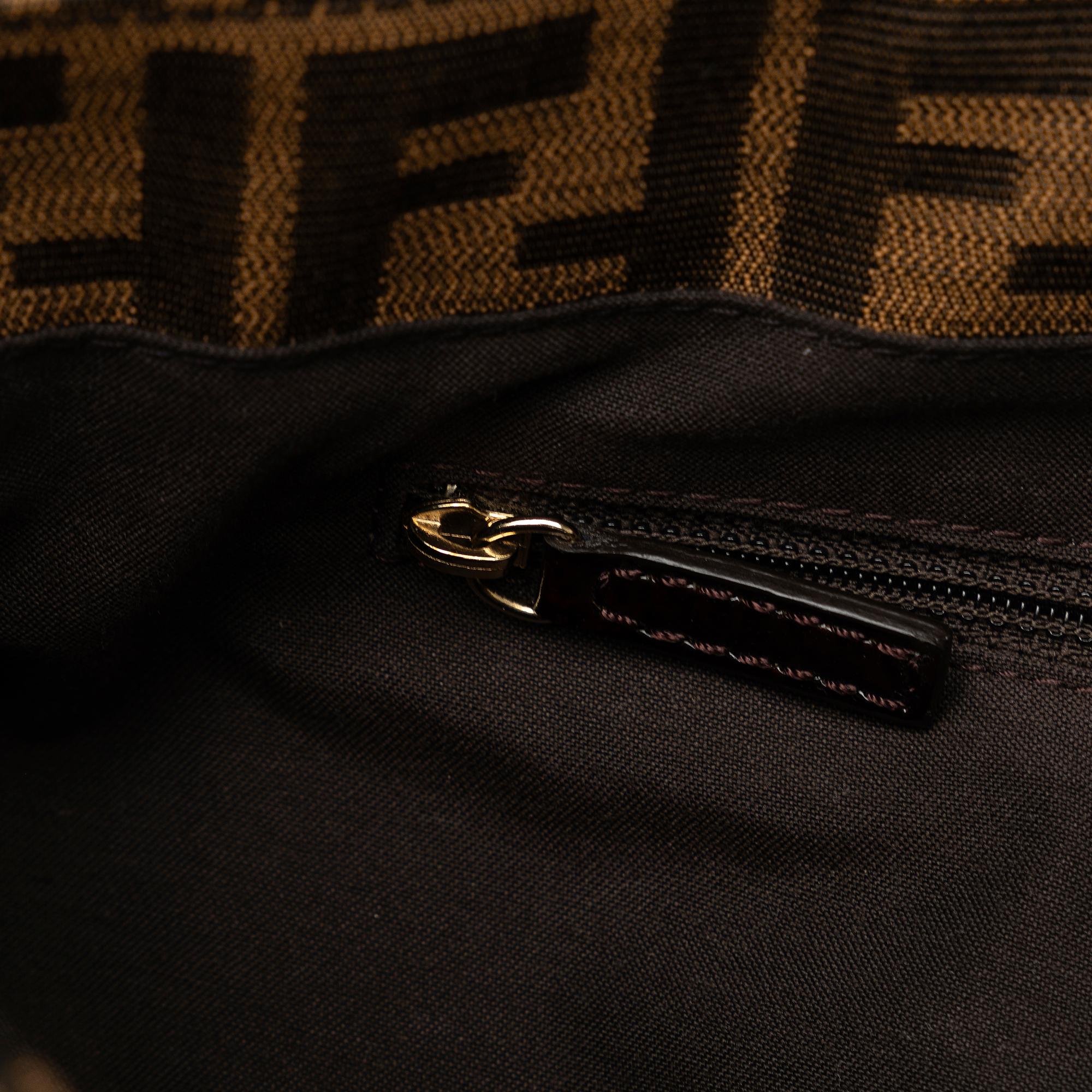 Fendi Zucca Mia Flap Crossbody Bag (SHG-qWmENi)