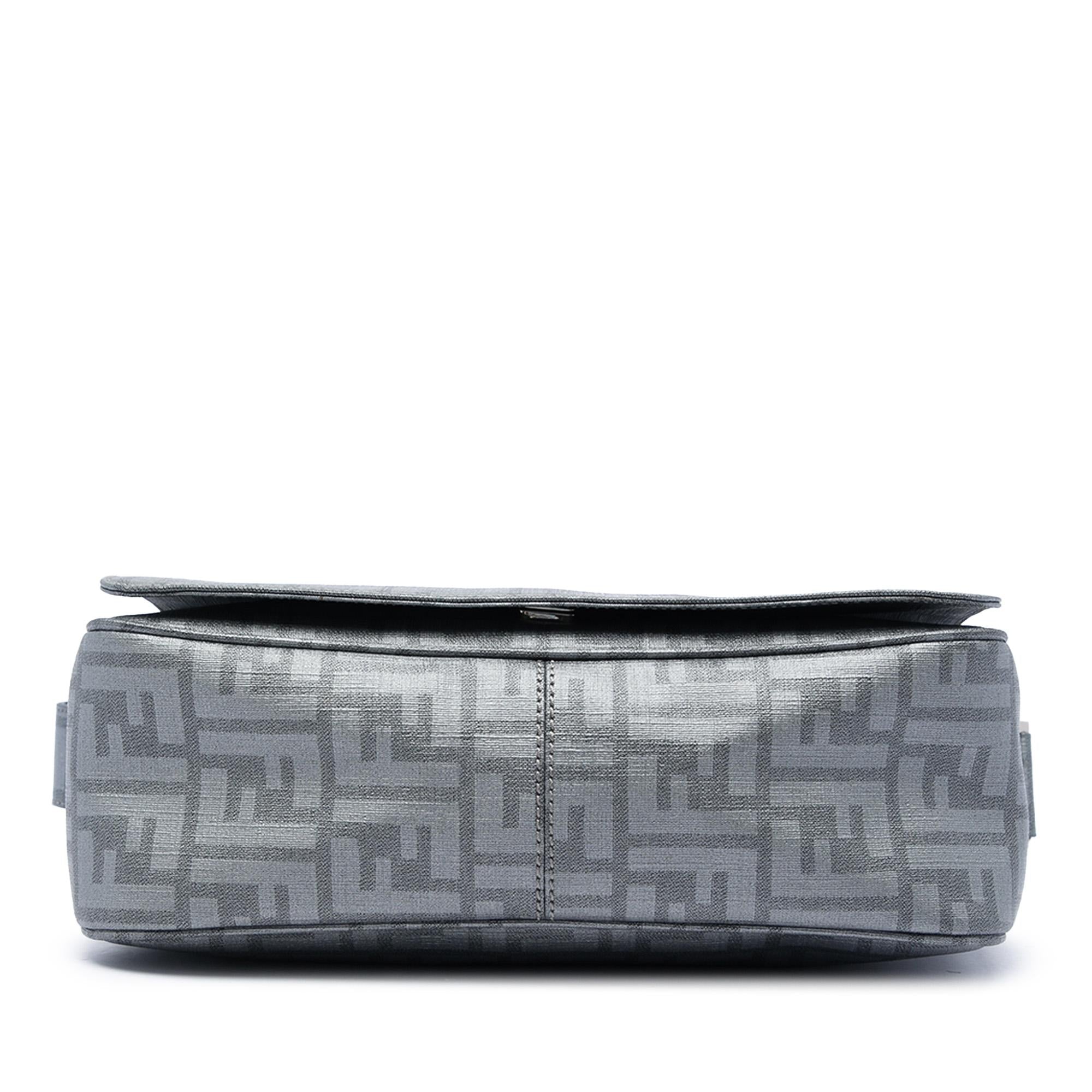 Fendi Zucca Spalmati Flap Crossbody