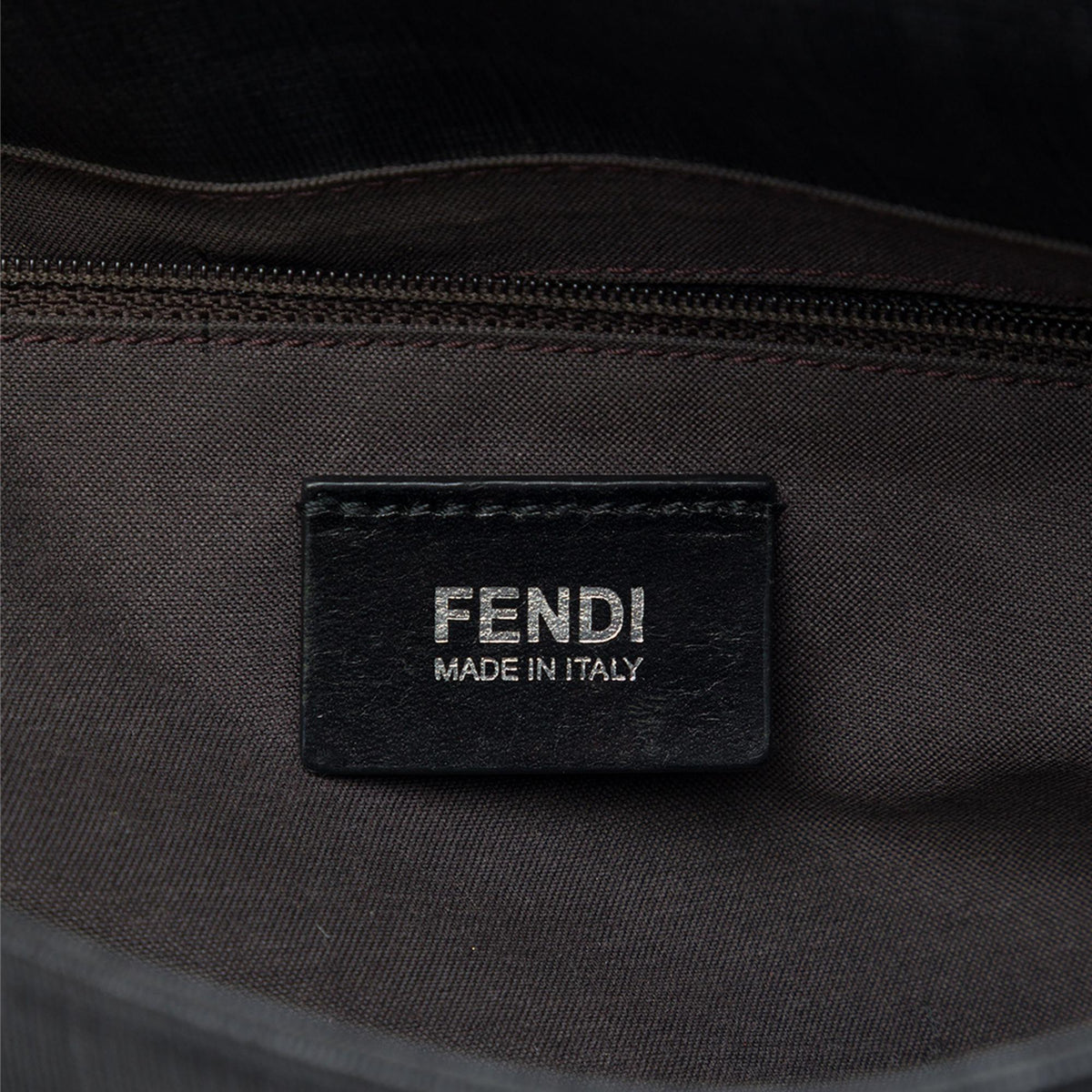 Fendi Zucca Spalmati Flap Crossbody