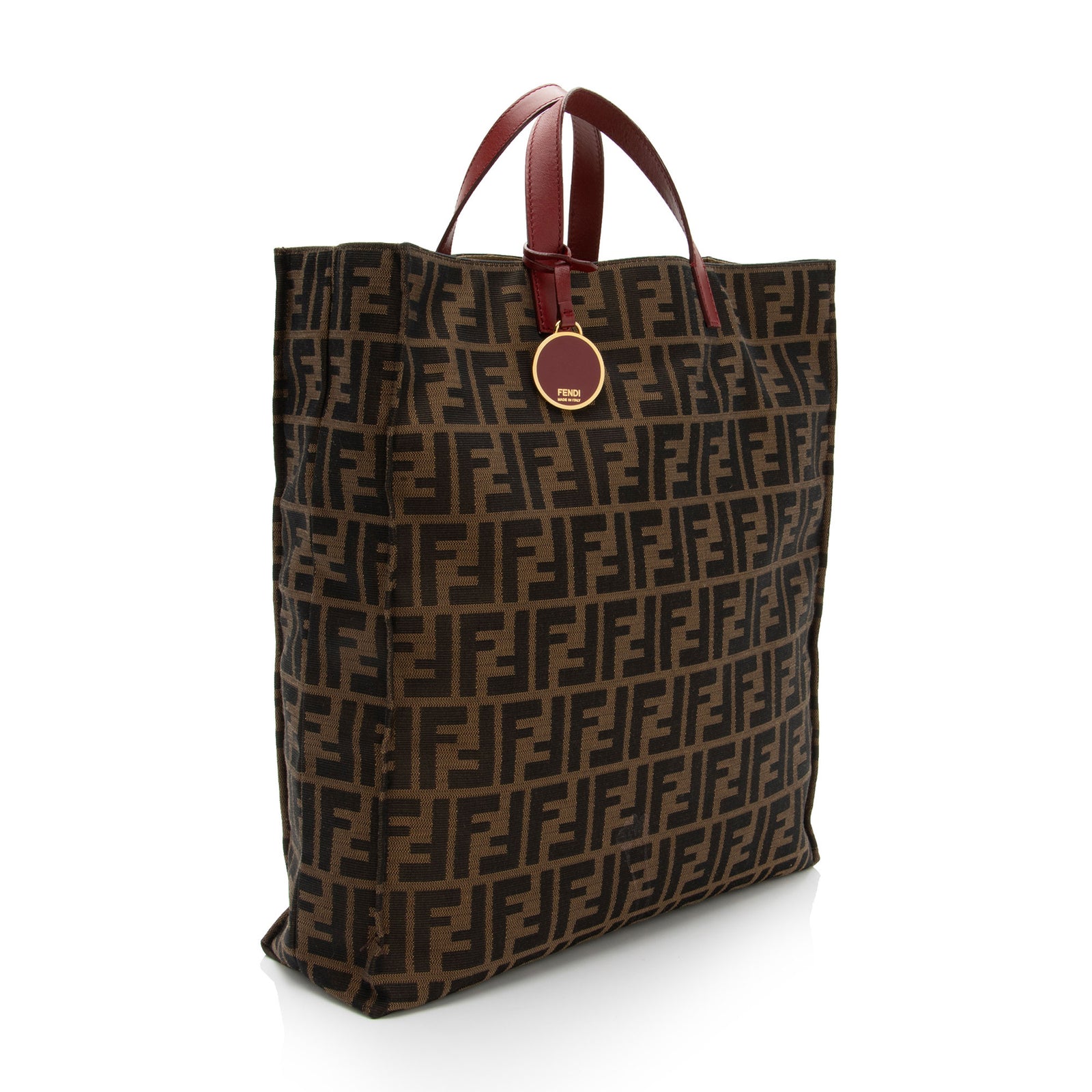 Fendi Zucca Tall Shopping Tote SHF LDbLnL LuxeDH