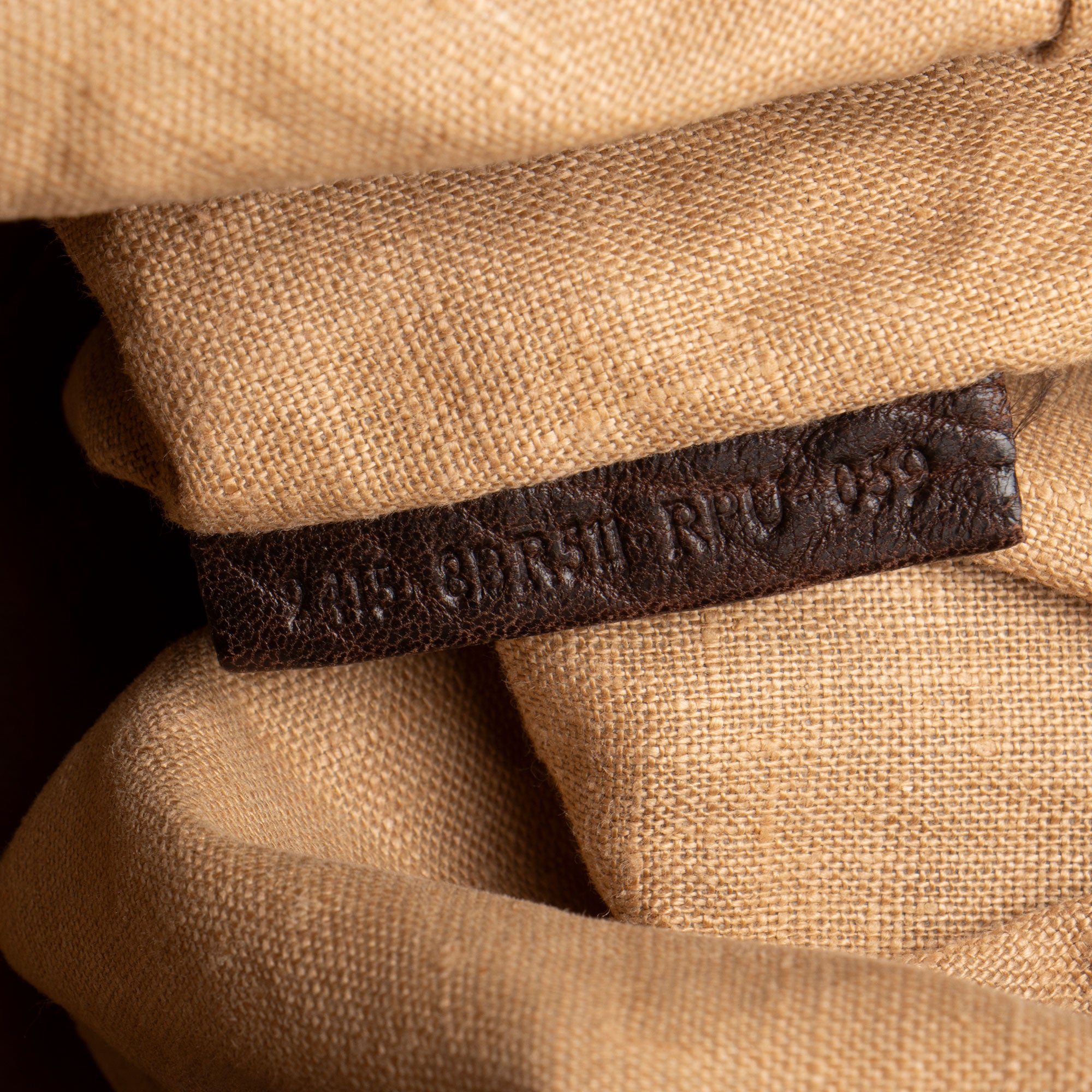 Fendi Zucca Tortuga Leather Spy Satchel