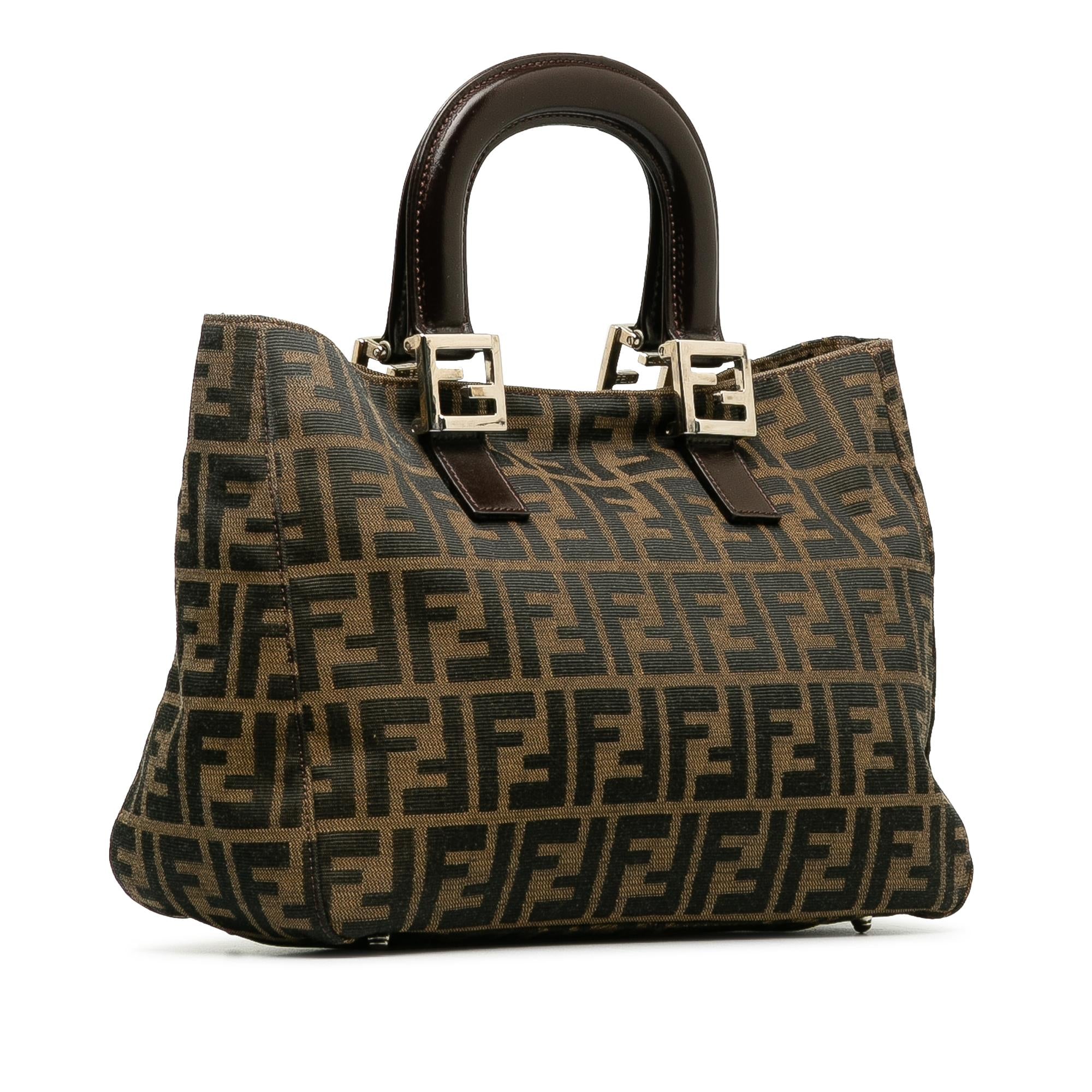 Fendi Zucca Twins Handbag (SHG-016Rig)
