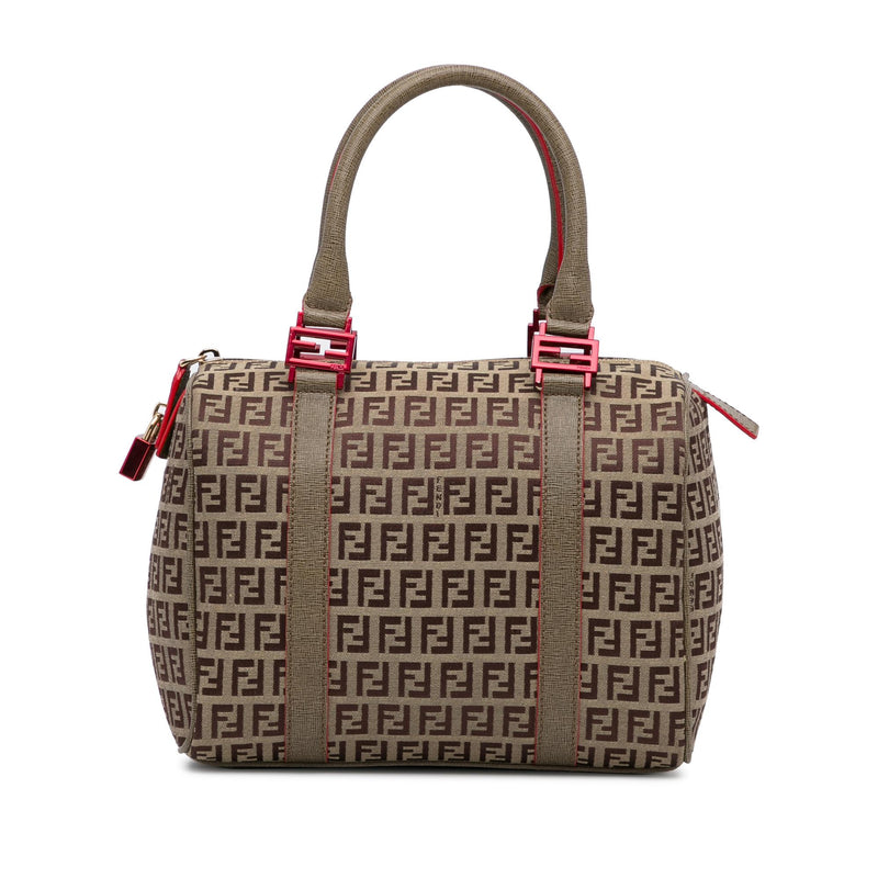 Fendi Zucchino Boston Bag SHG SFmROf LuxeDH