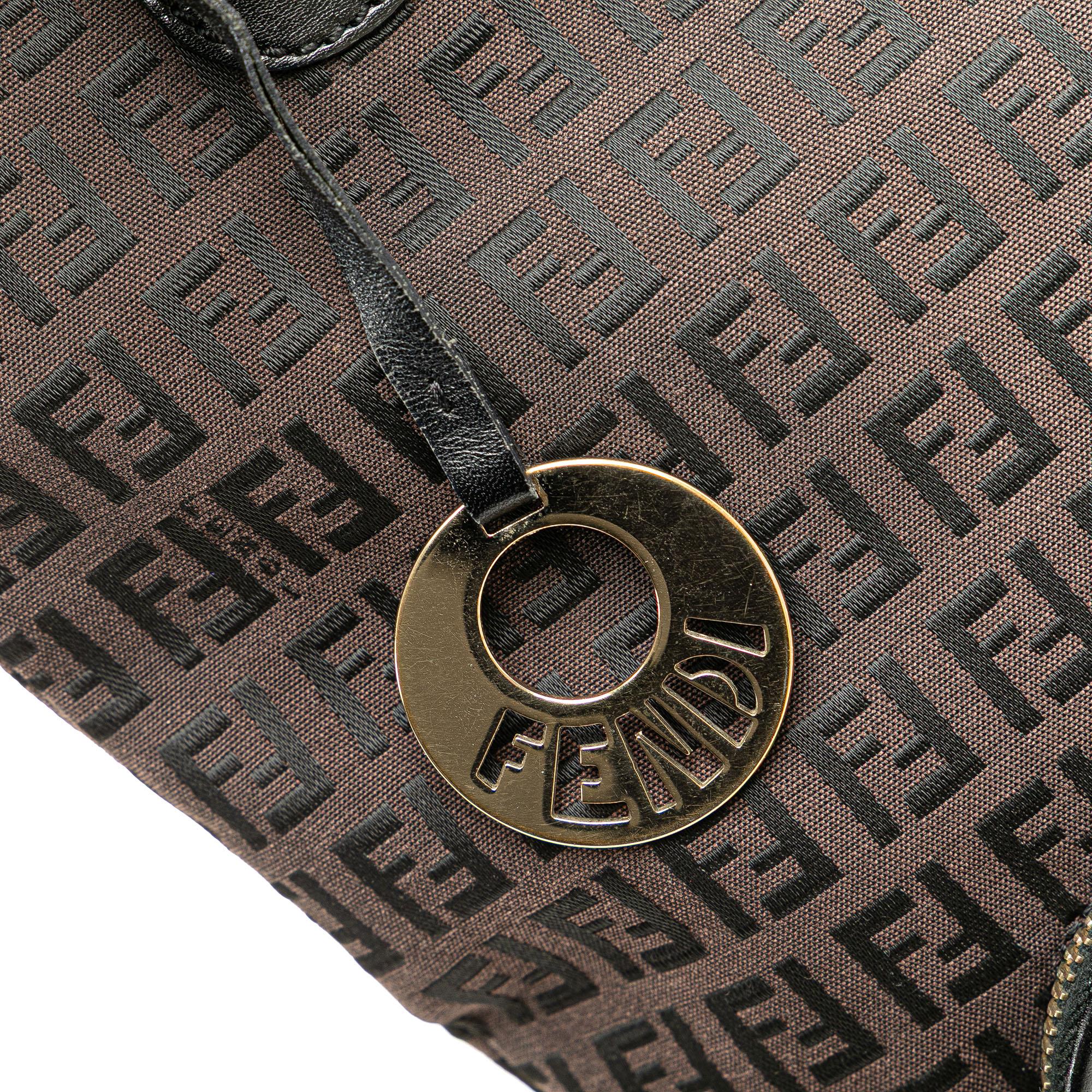 Fendi Zucchino Canvas Chef Shopping Tote