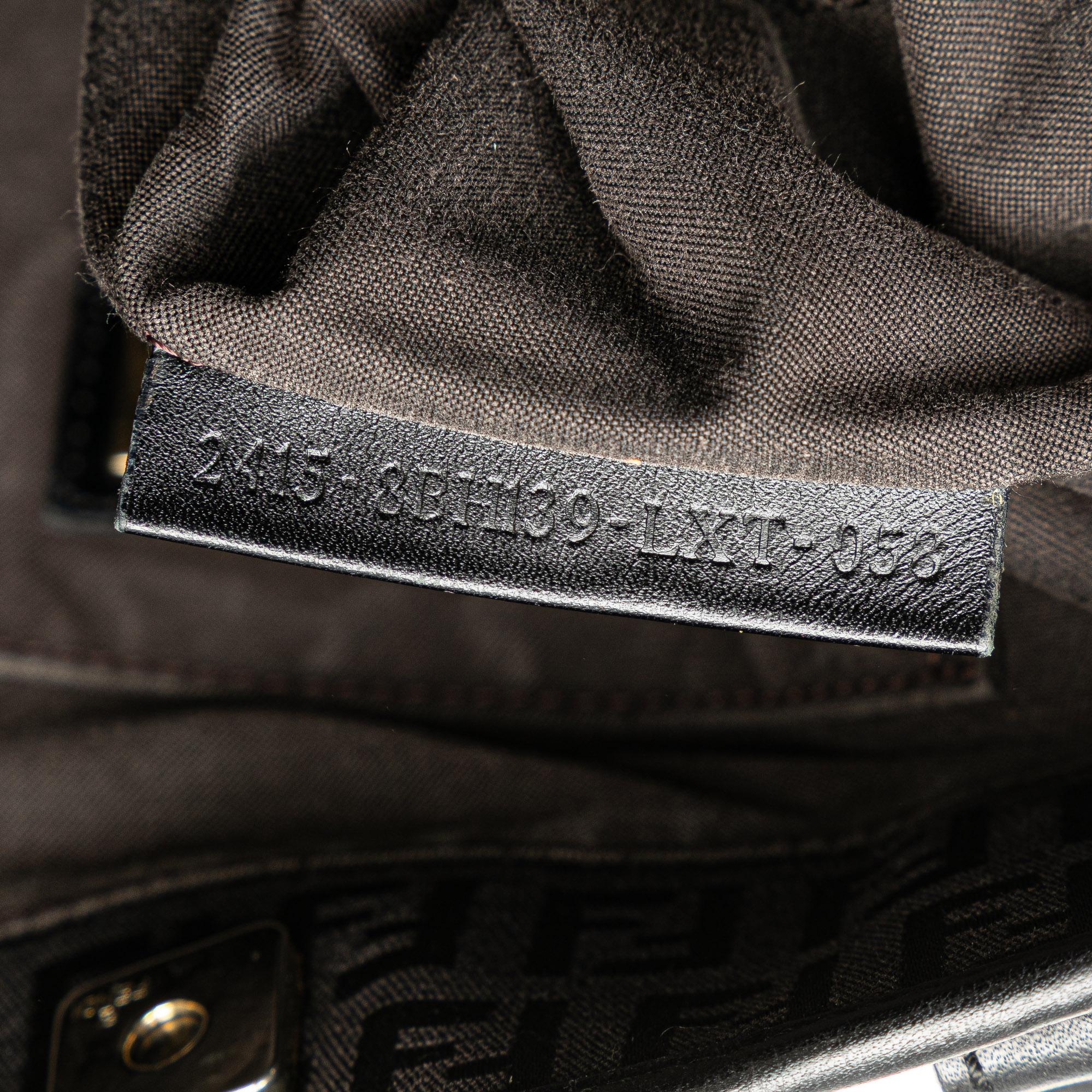 Fendi Zucchino Canvas Chef Shopping Tote
