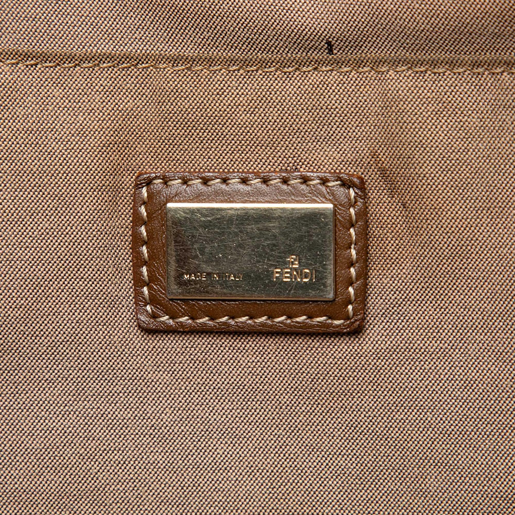 Fendi Zucchino Canvas Chef Shopping Tote