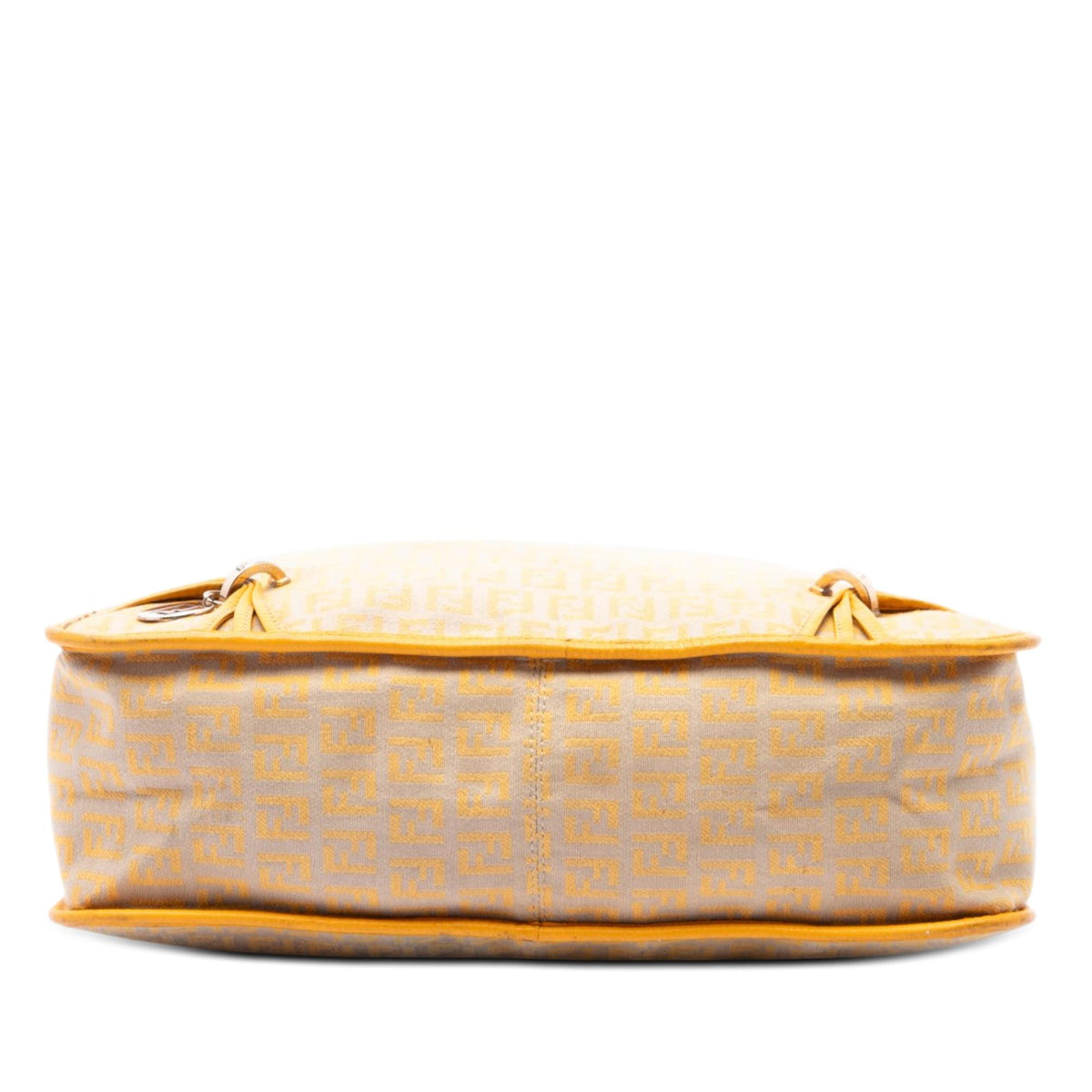 Fendi Zucchino Canvas F Charm Crossbody