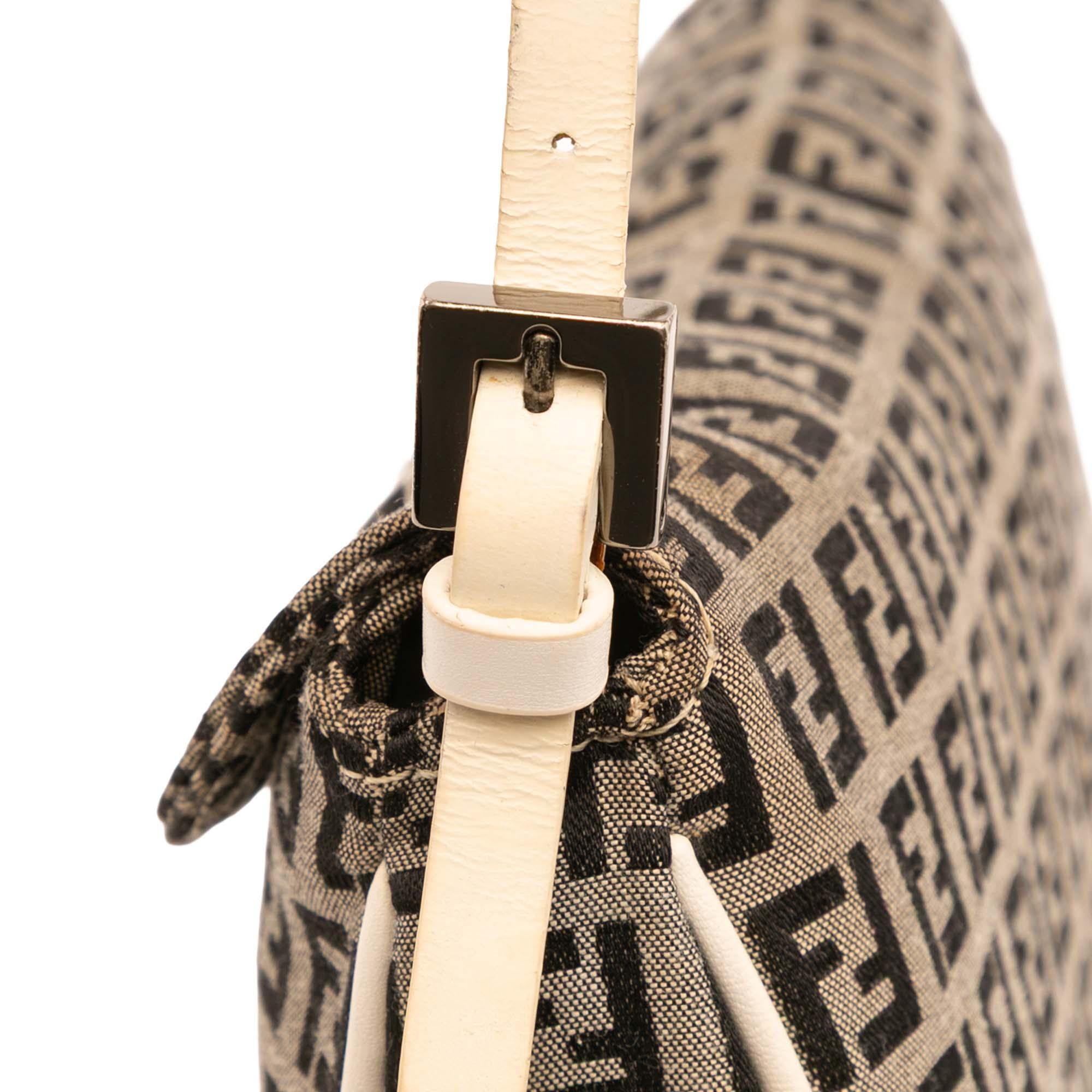 Fendi Zucchino Canvas Flap Pochette