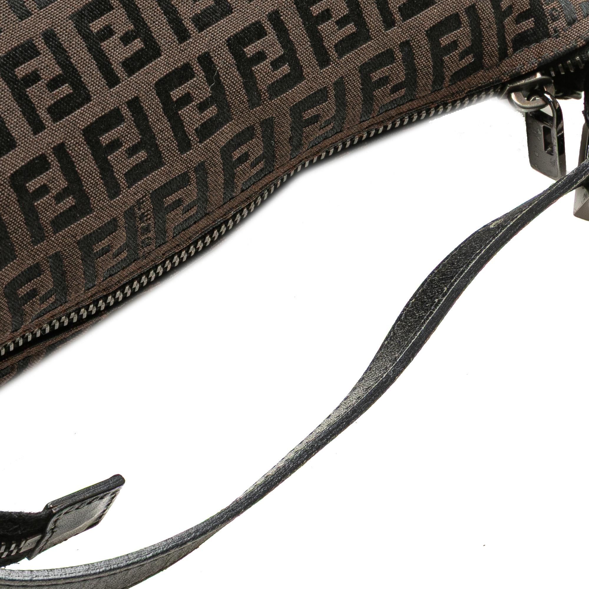 Fendi Zucchino Canvas Handbag