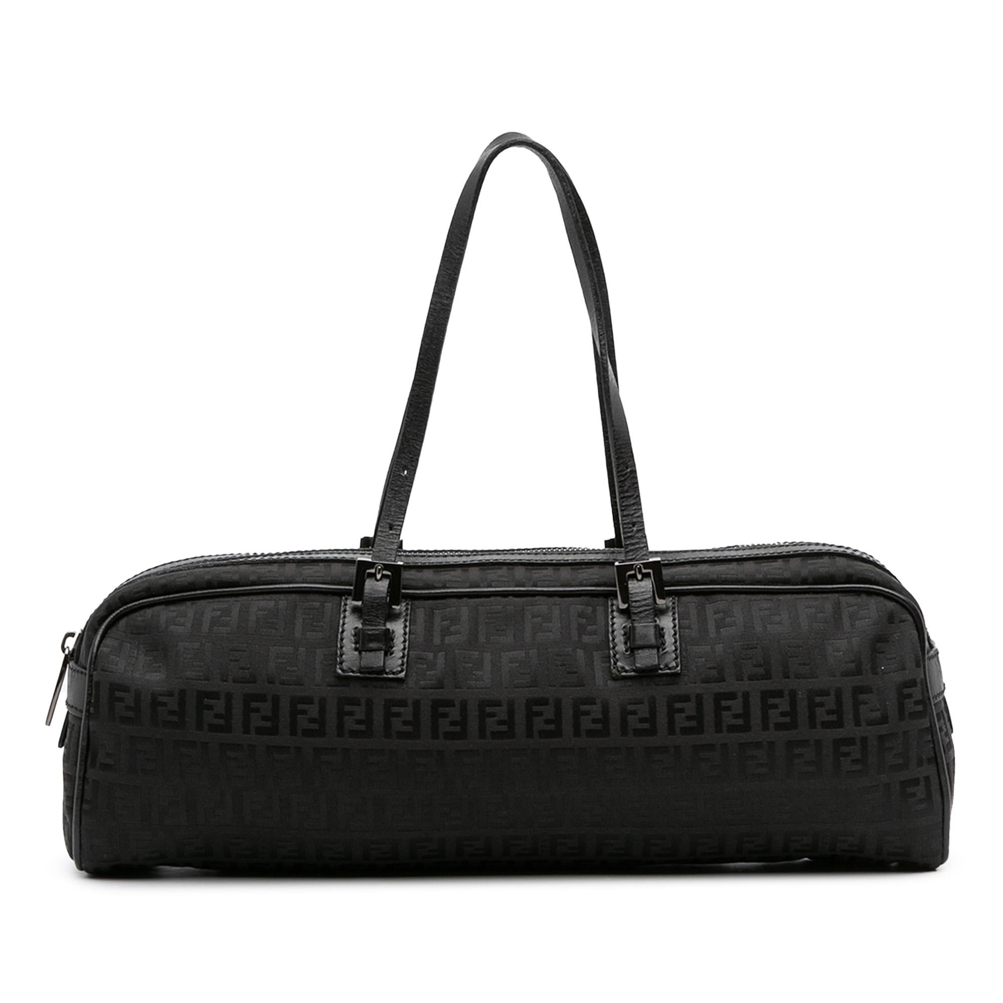 Fendi Zucchino Canvas Handbag