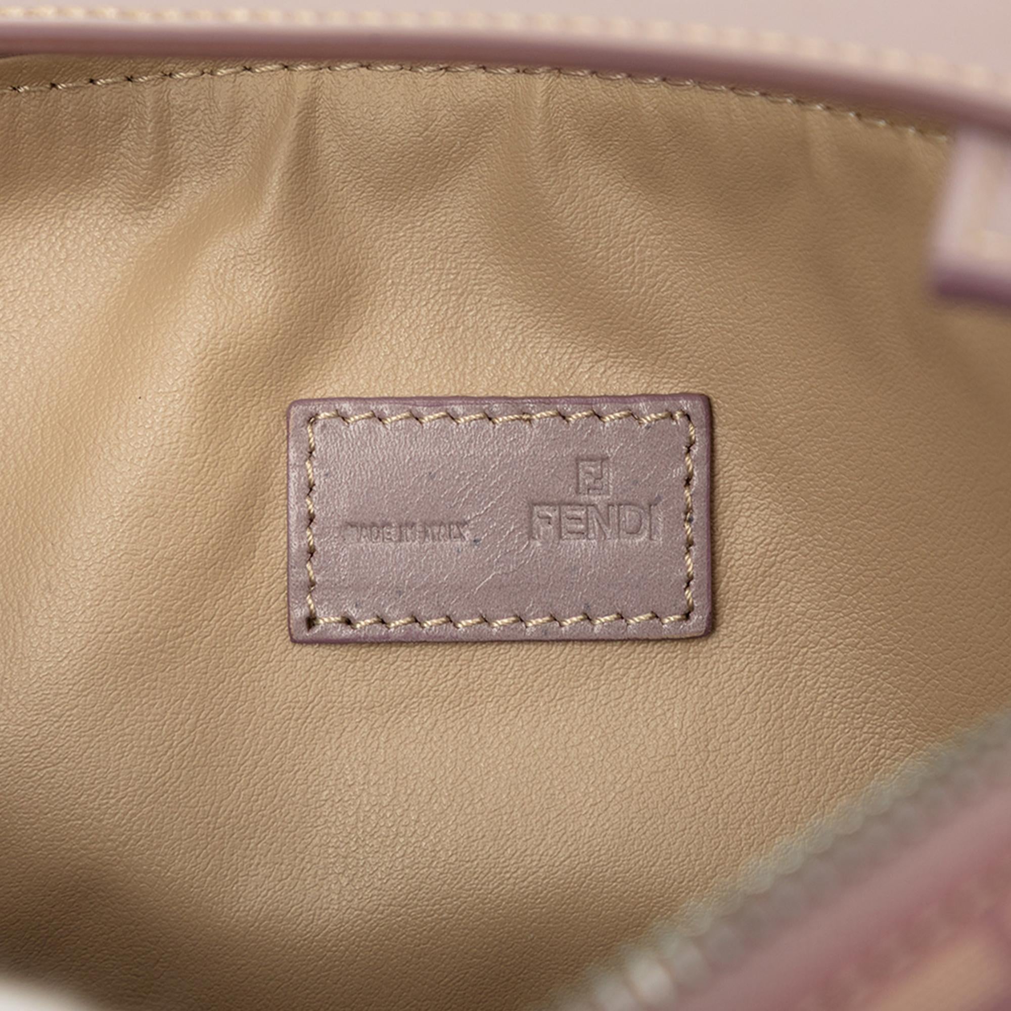 Fendi Zucchino Canvas Handbag